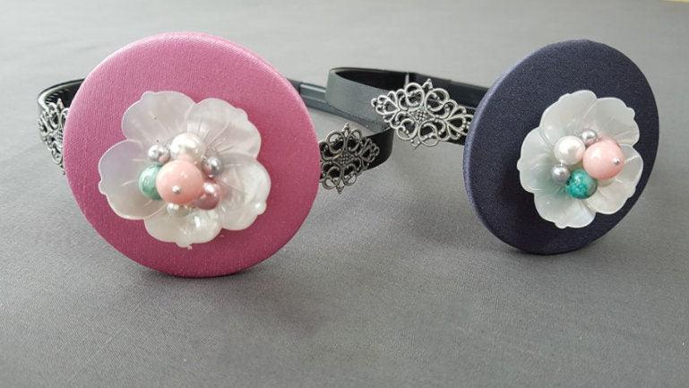 Cotton Floral Headband - Native Korean