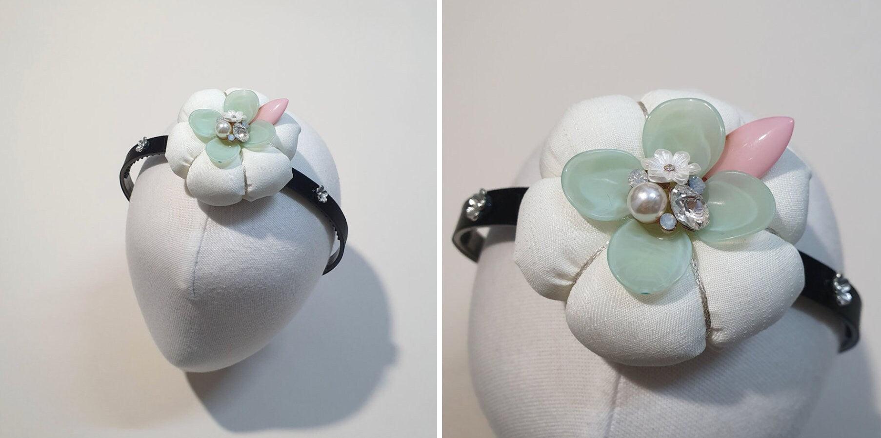 Flower Pumpkin Headband - Native Korean