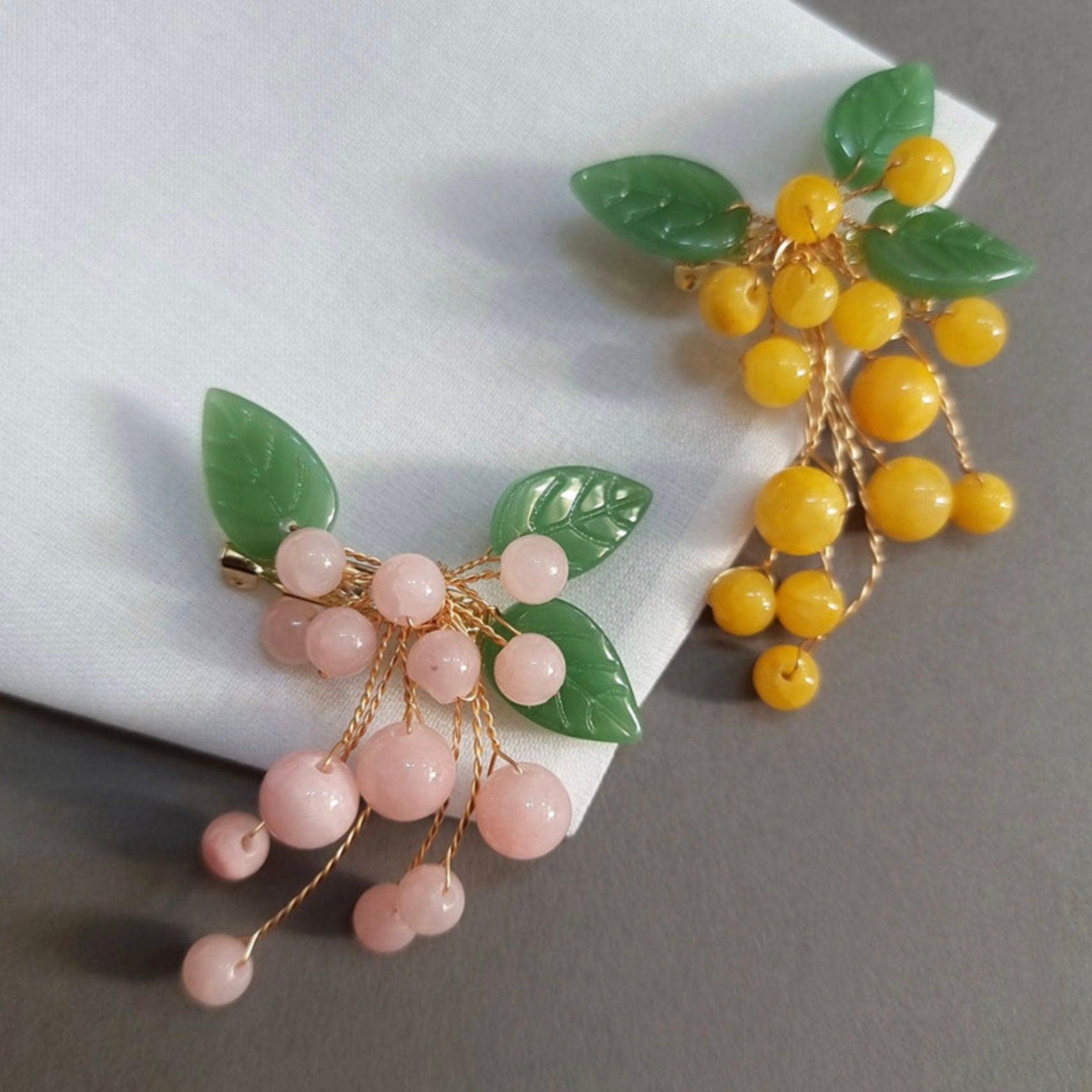 Grape Brooch - Native Korean