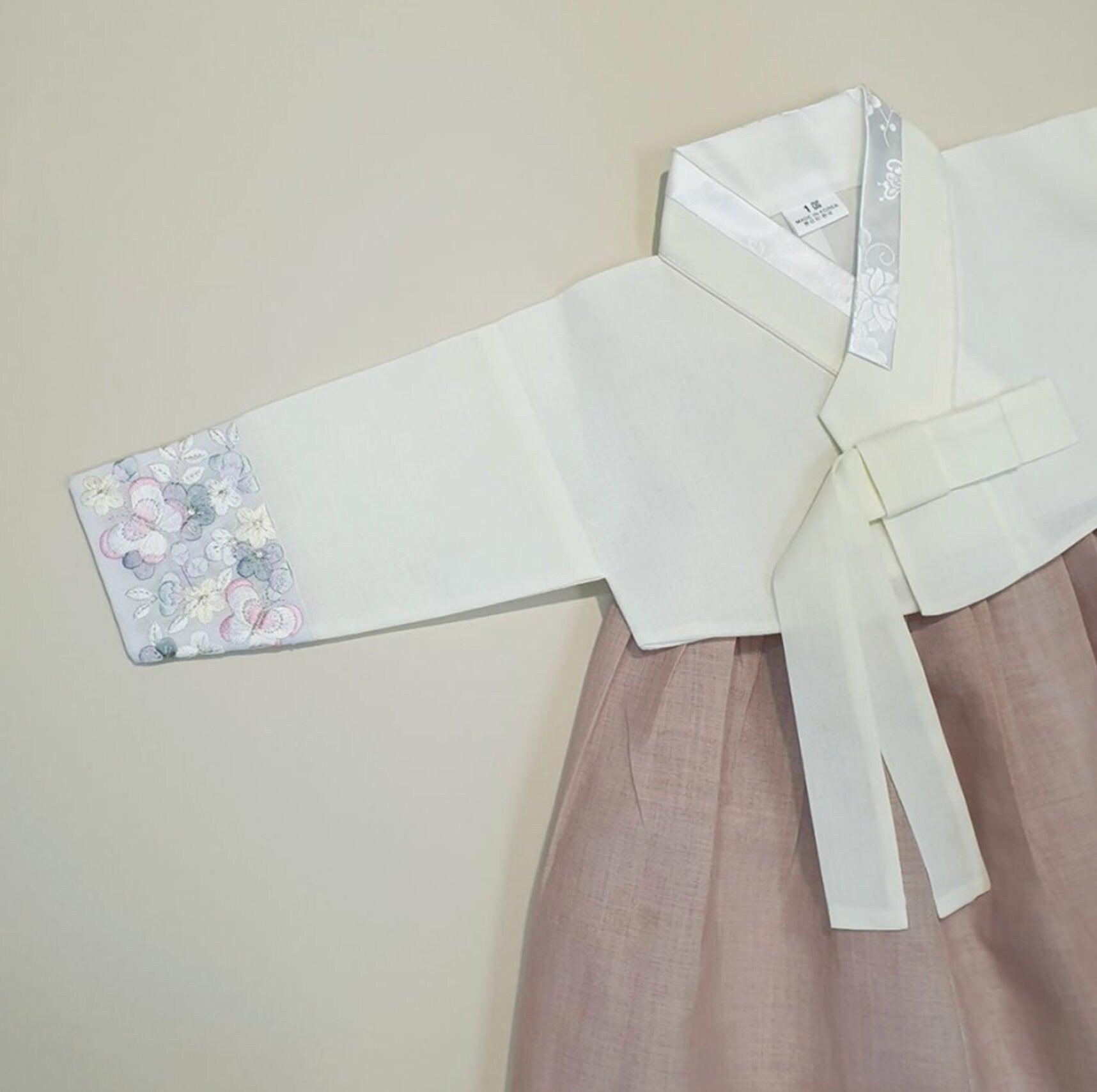 Hyeeu Ivory Jeogori Girl Hanbok (100D-1YR) - Native Korean