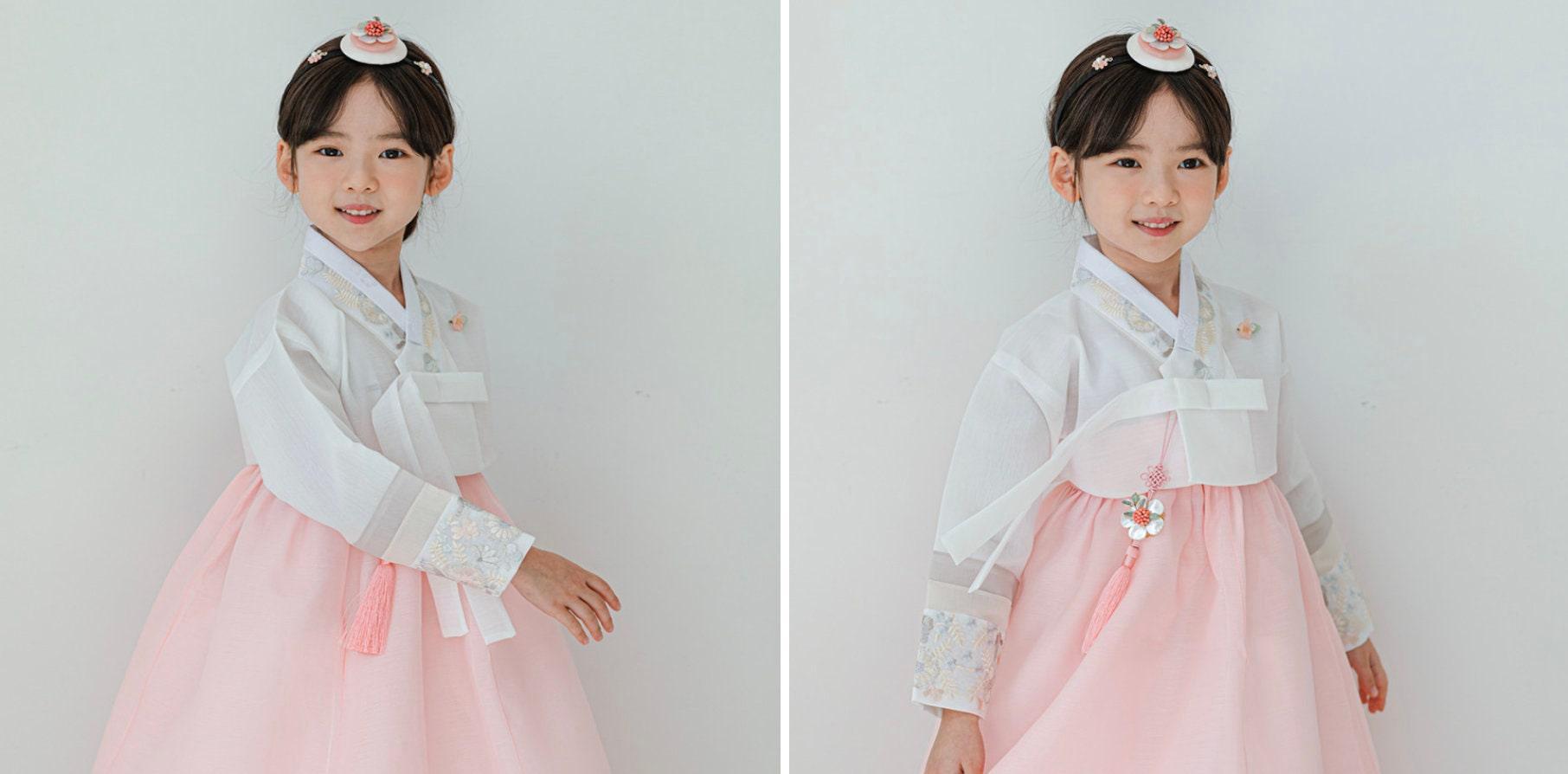 Hyunji Peach Girl Hanbok (100D-15YR) - Native Korean