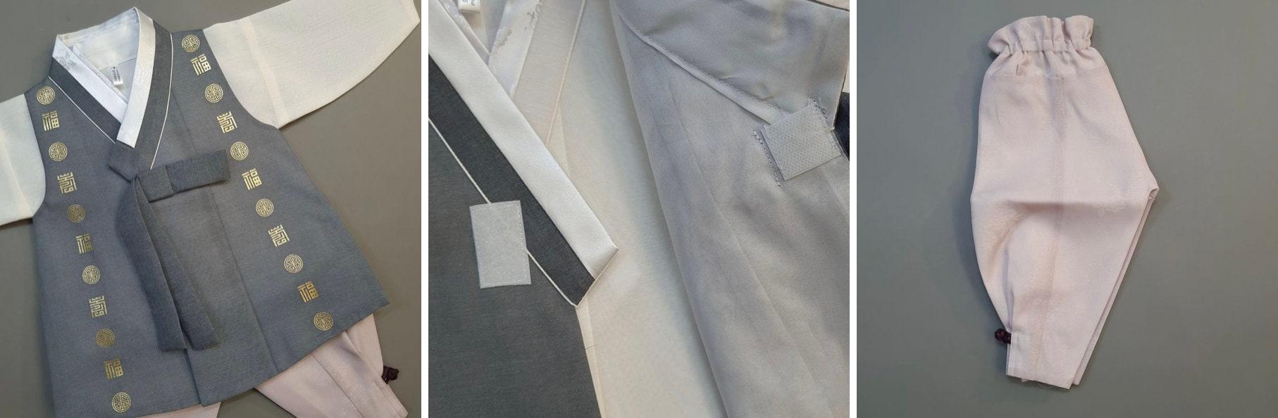 Hyunwoo Charcoal-gray Boy Hanbok (1-12YR) - Native Korean