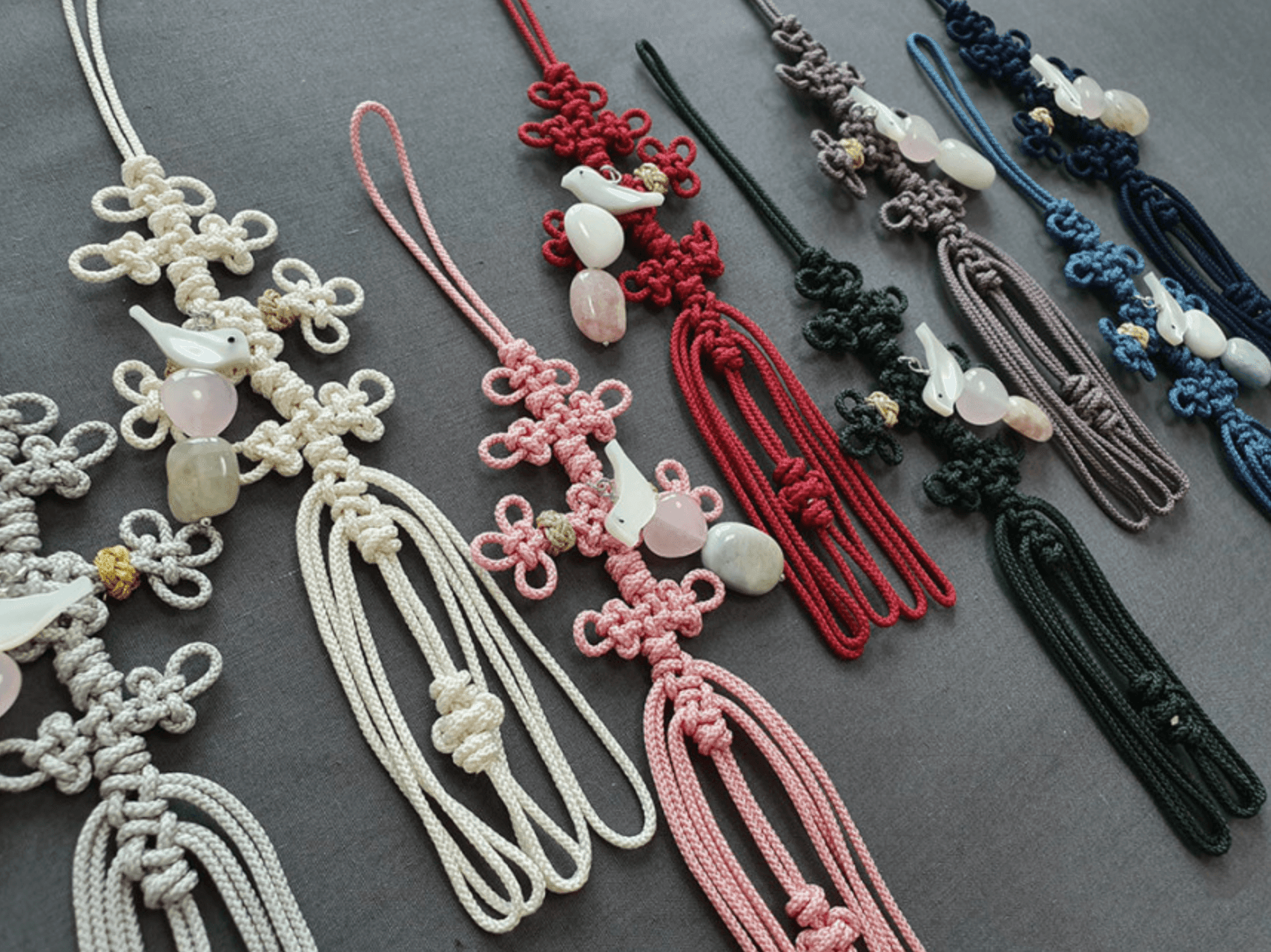 Jade Bird Knot Norigae - Native Korean