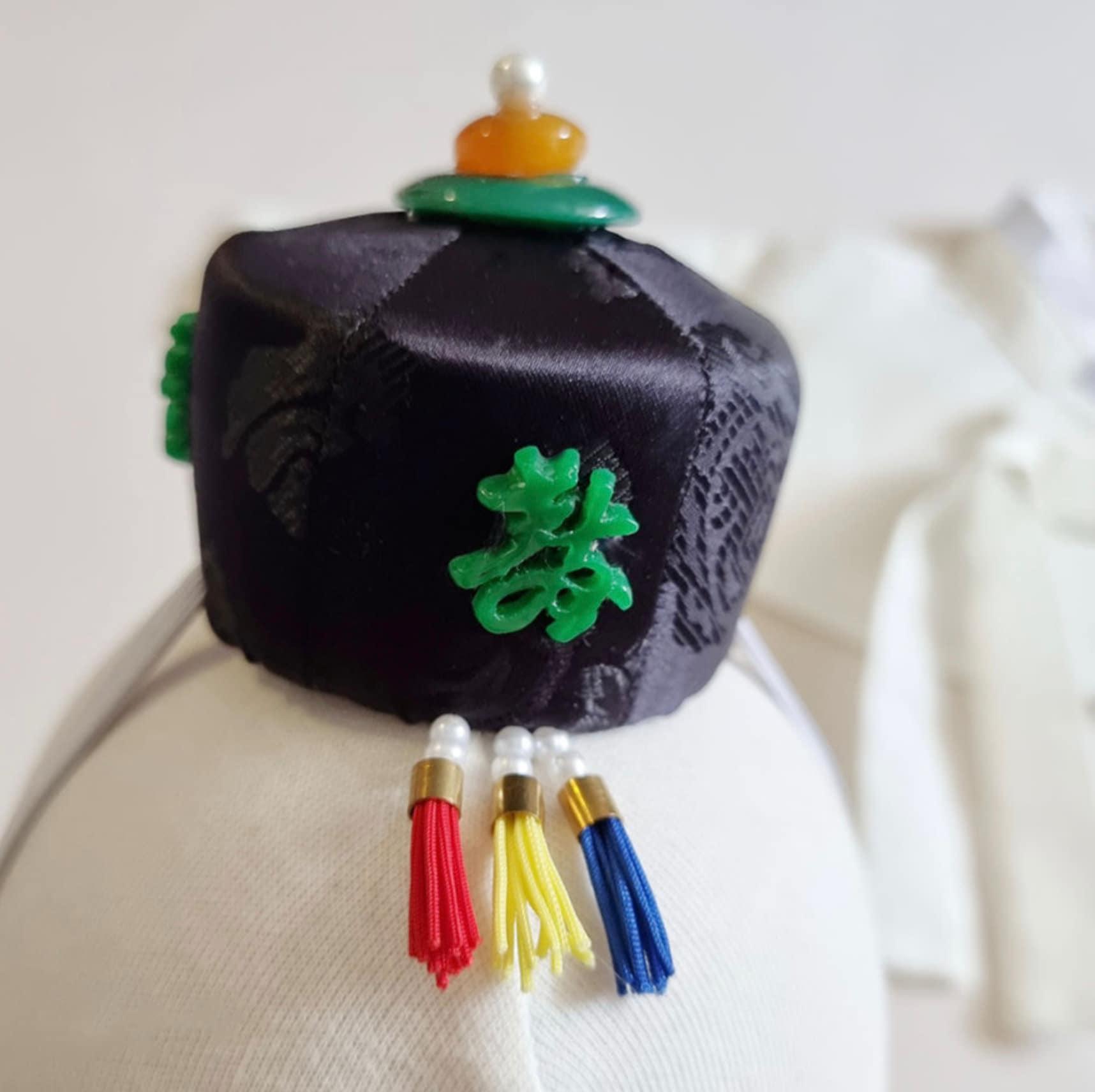 Jade Black Jokduri Korean Coronet - Native Korean