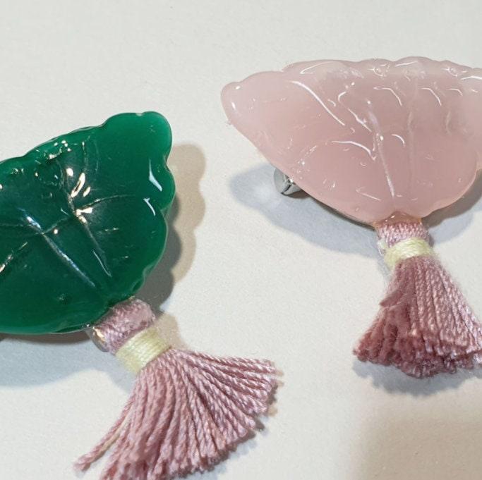 Jade Butterfly Brooch - Native Korean