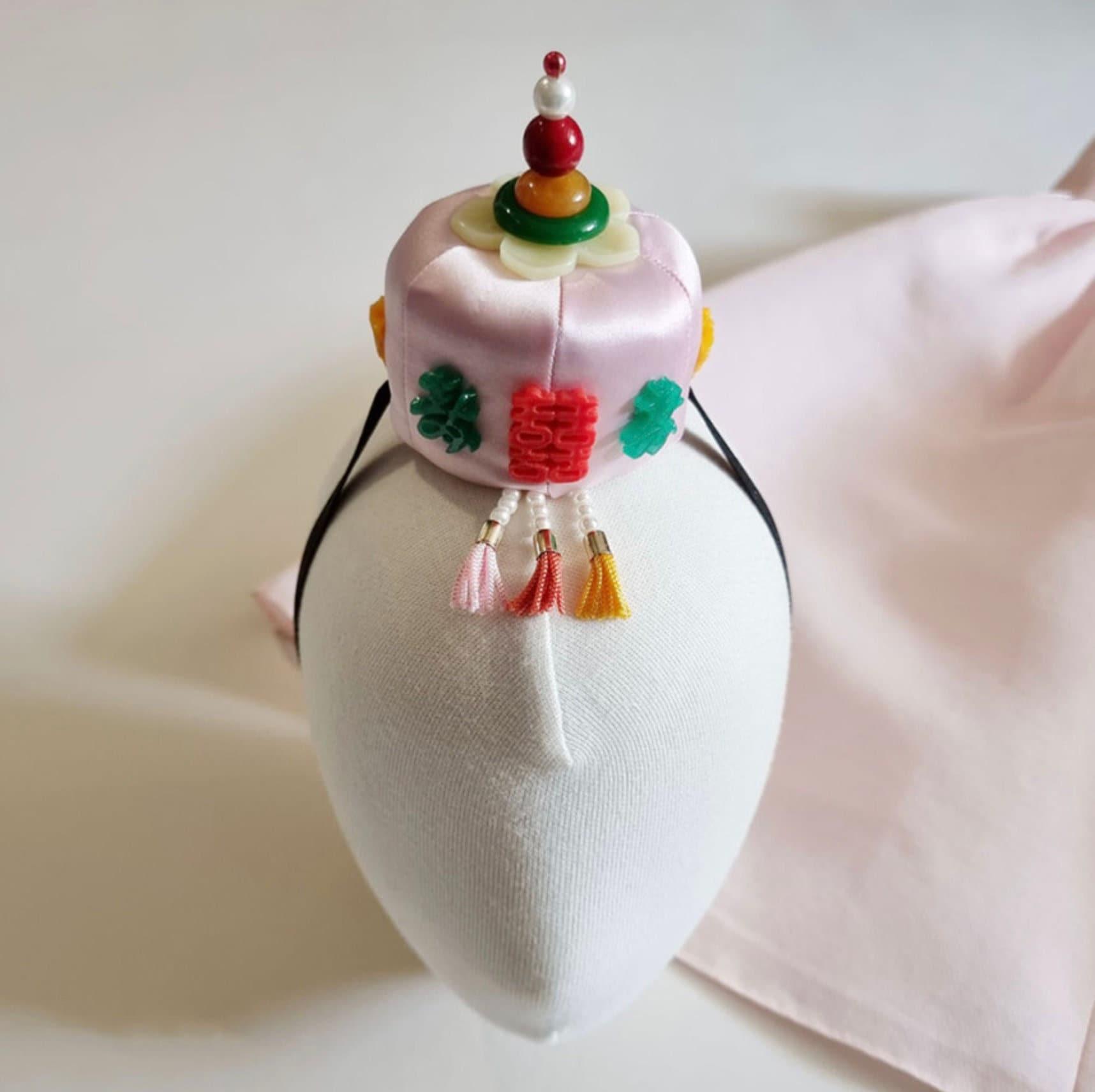 Jade Pink Jokduri Korean Coronet - Native Korean