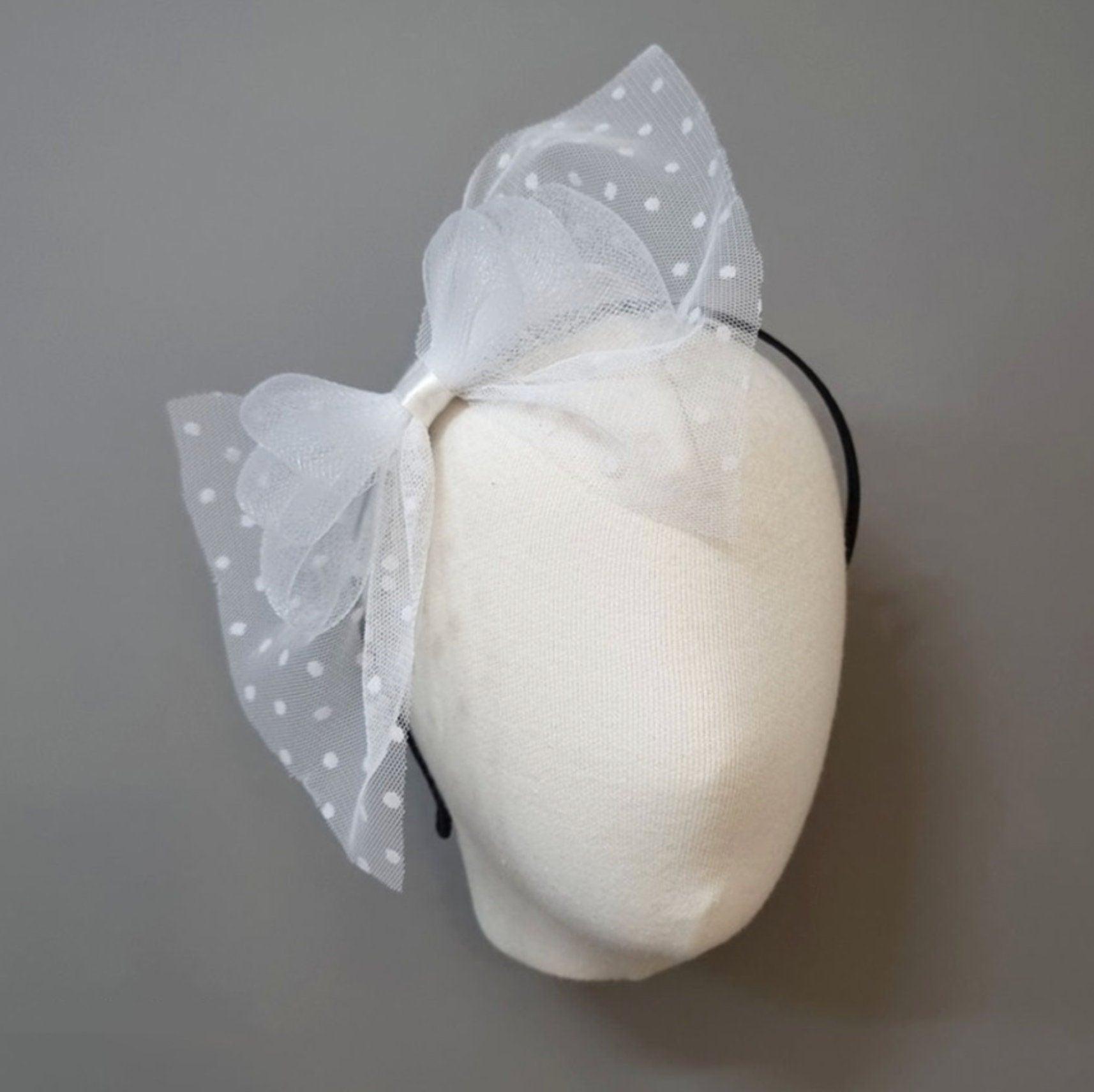 Oversized Lace Ribbon Headband - Native Korean