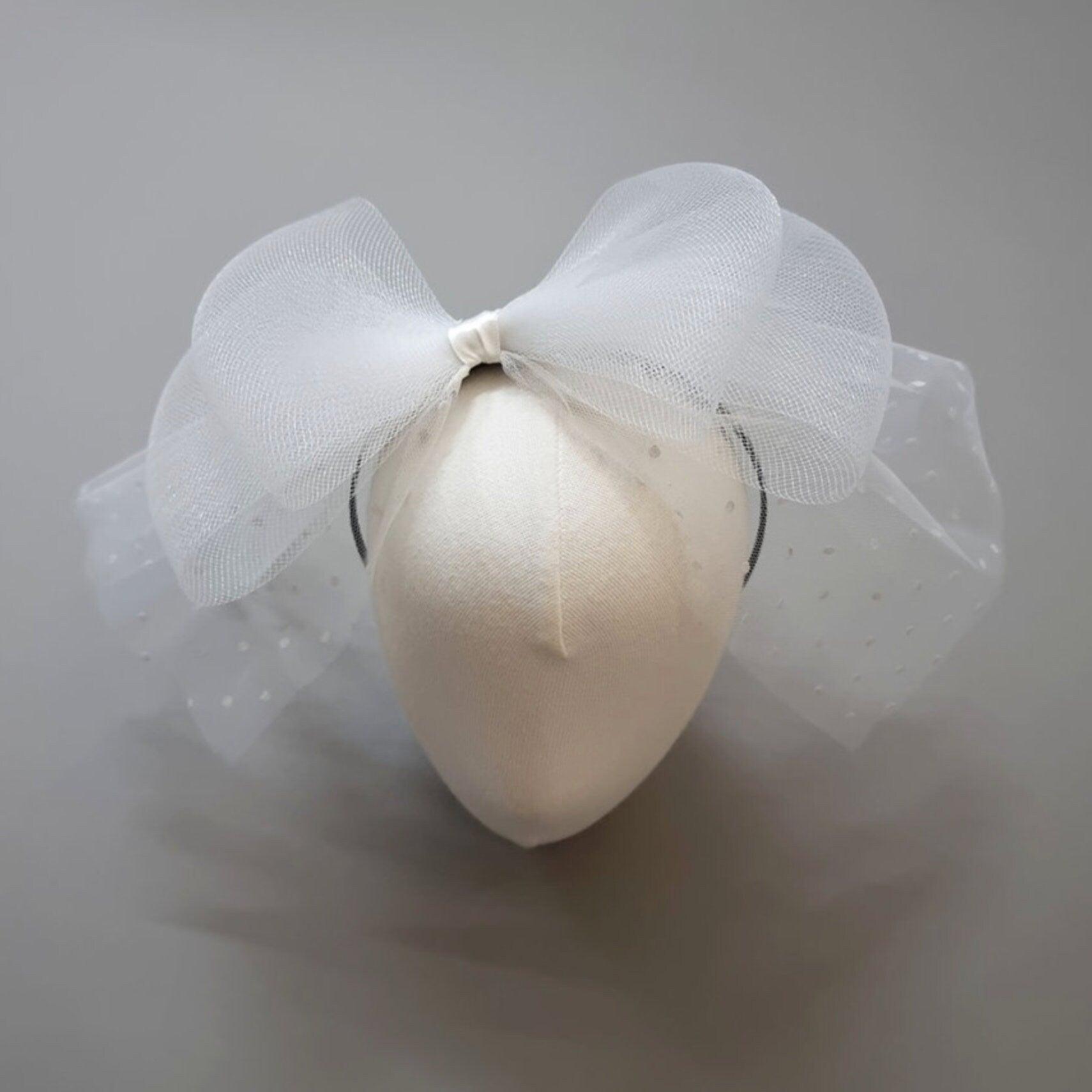 Oversized Lace Ribbon Headband - Native Korean