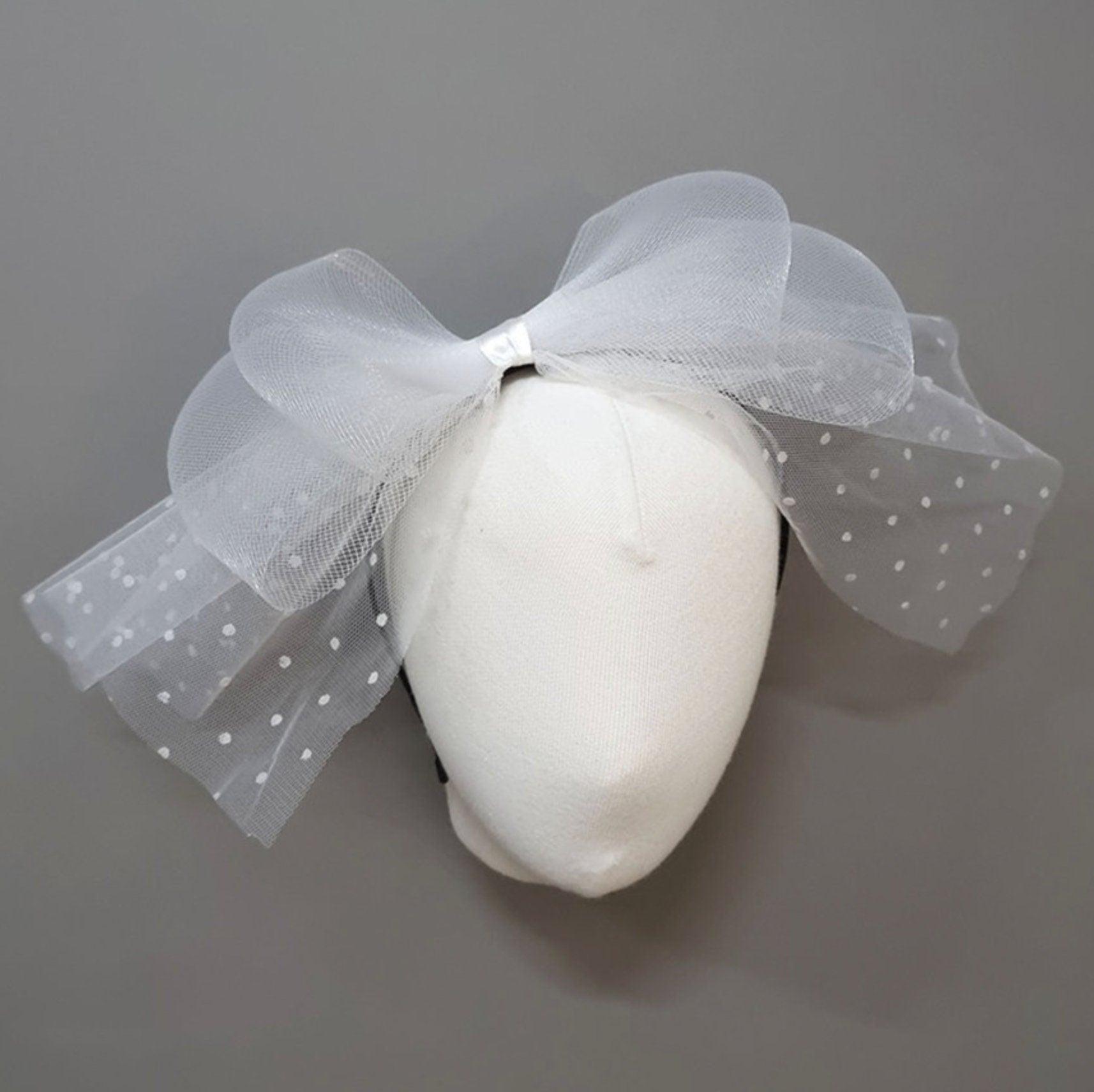 Oversized Lace Ribbon Headband - Native Korean