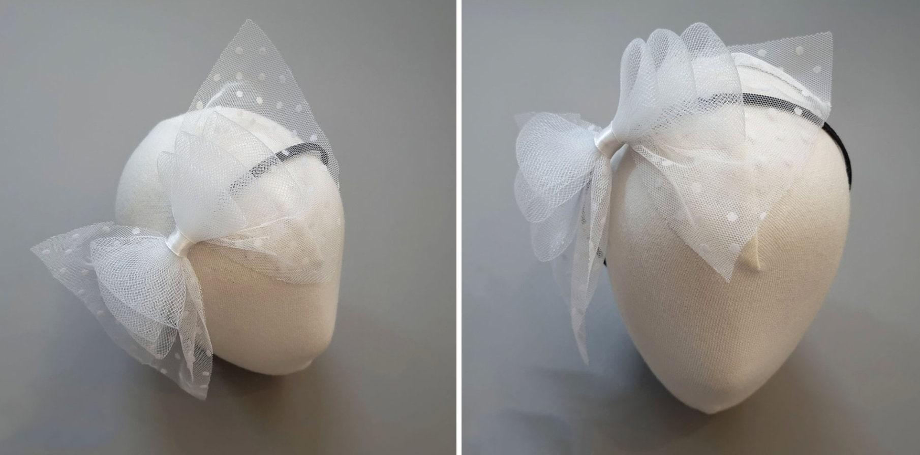 Oversized Lace Ribbon Headband - Native Korean