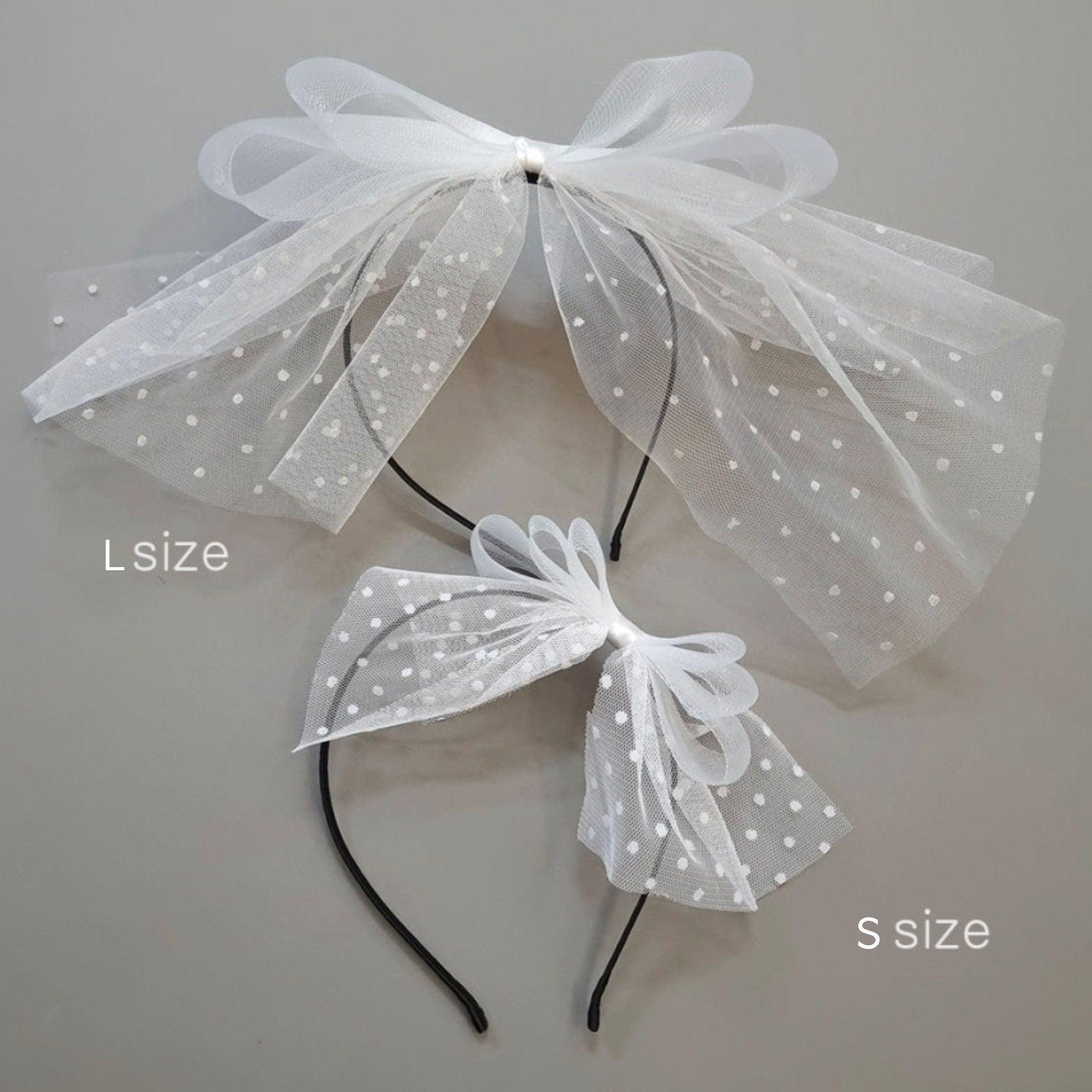 Oversized Lace Ribbon Headband - Native Korean