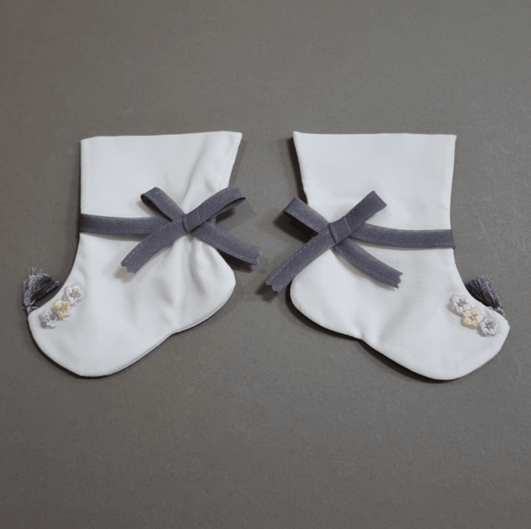 Pastel Floral Hanbok Socks (5 Colors) - Native Korean