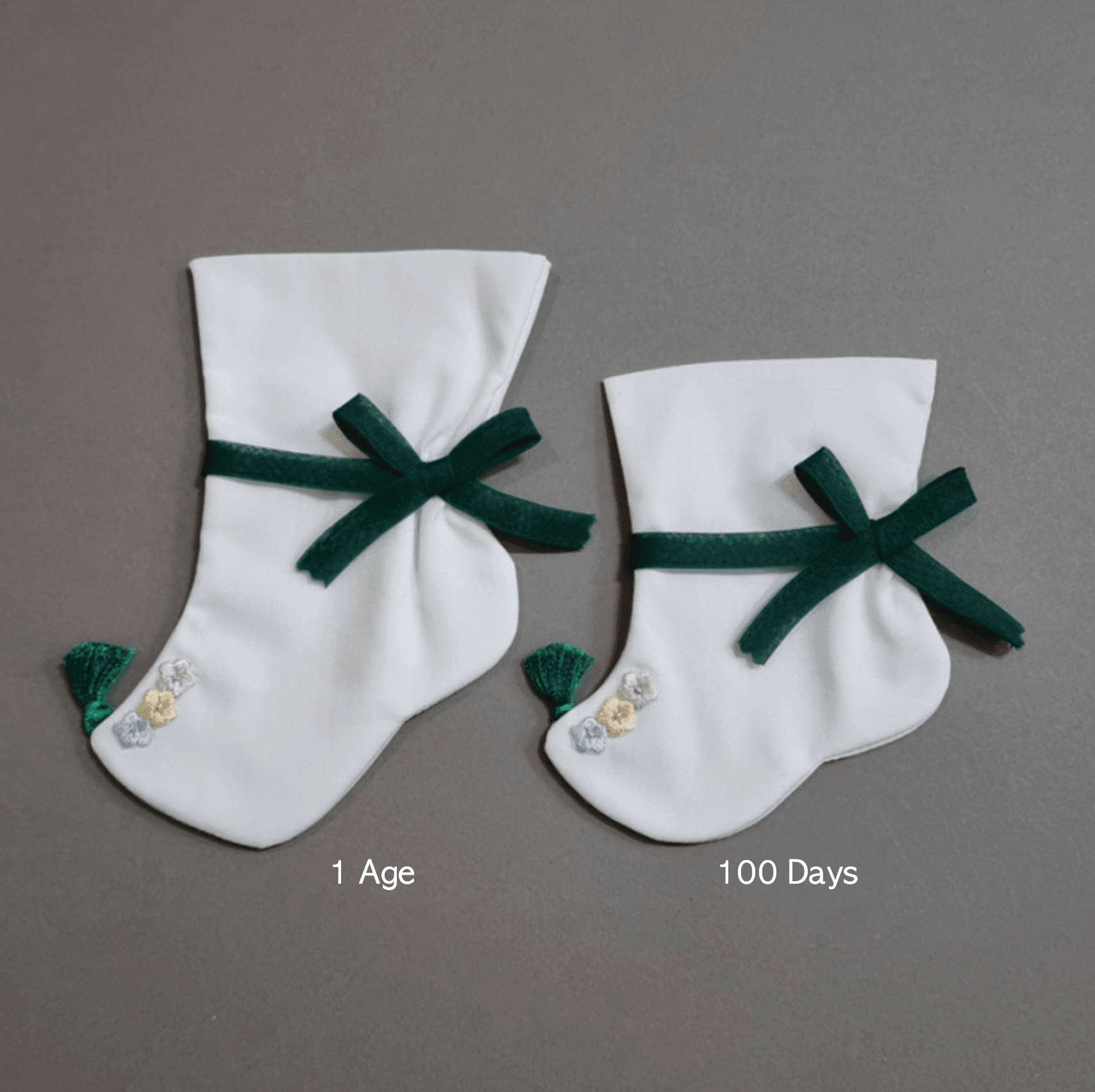 Pastel Floral Hanbok Socks (5 Colors) - Native Korean