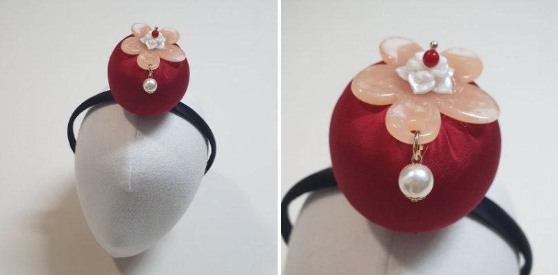 Pearl Flower Pumpkin Headband - Native Korean