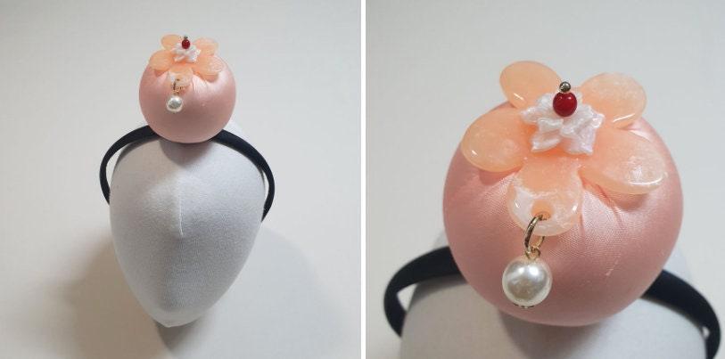 Pearl Flower Pumpkin Headband - Native Korean