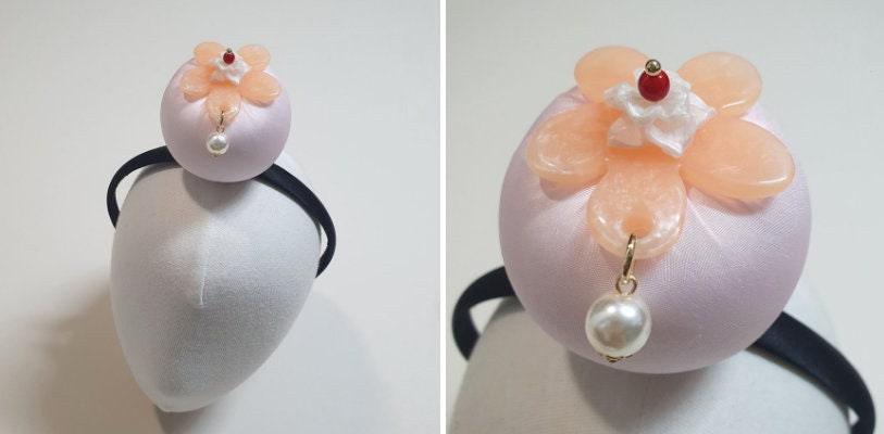 Pearl Flower Pumpkin Headband - Native Korean
