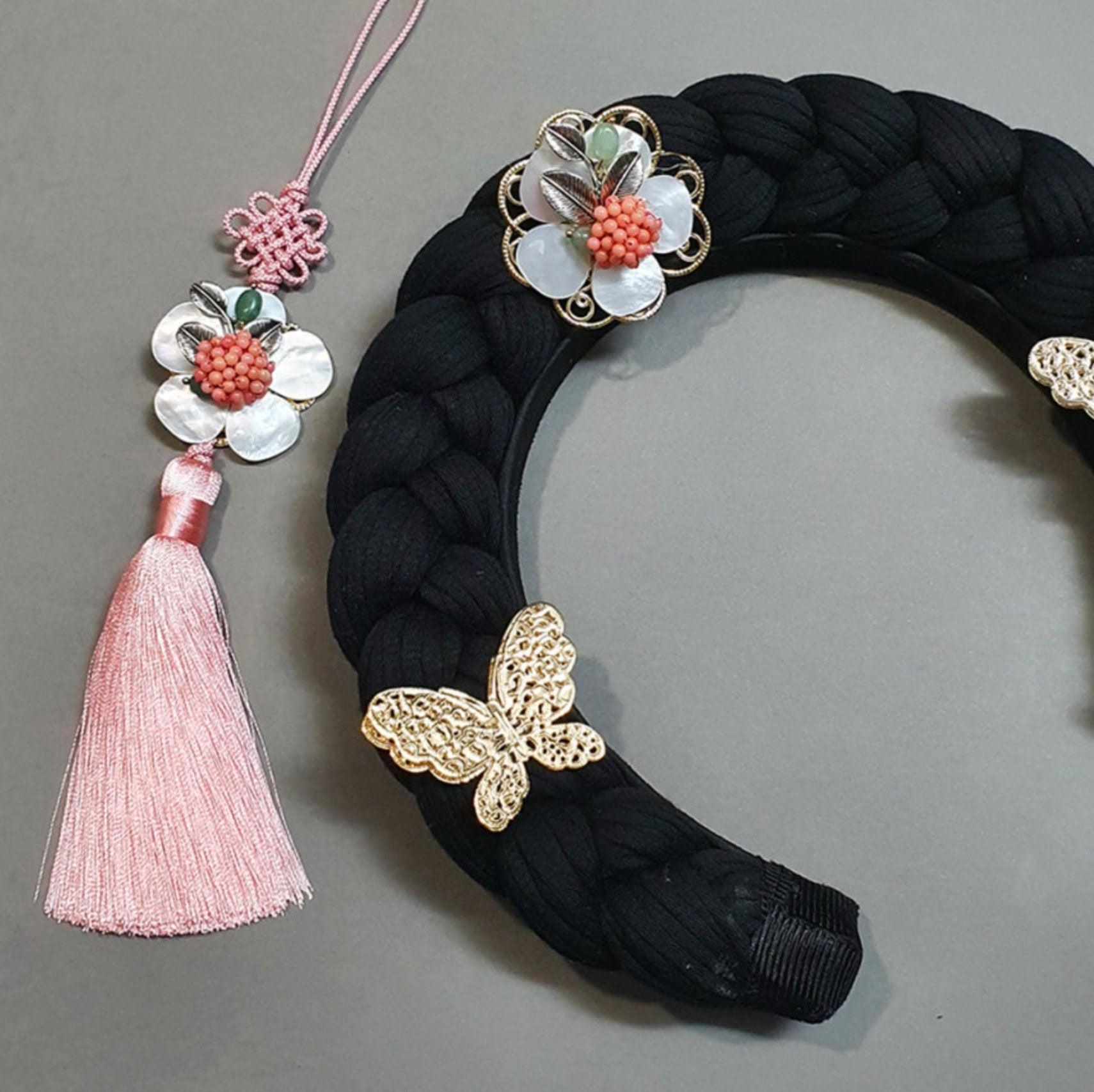 Princess Style Cherry Butterfly Hairband - Native Korean
