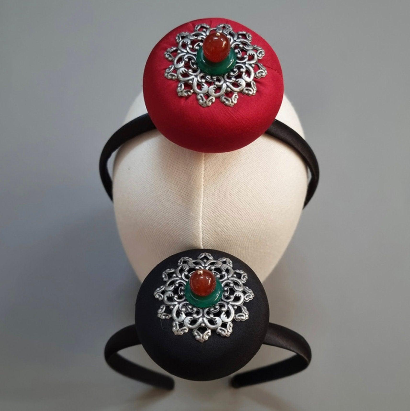 Silk Antique Headband - Native Korean