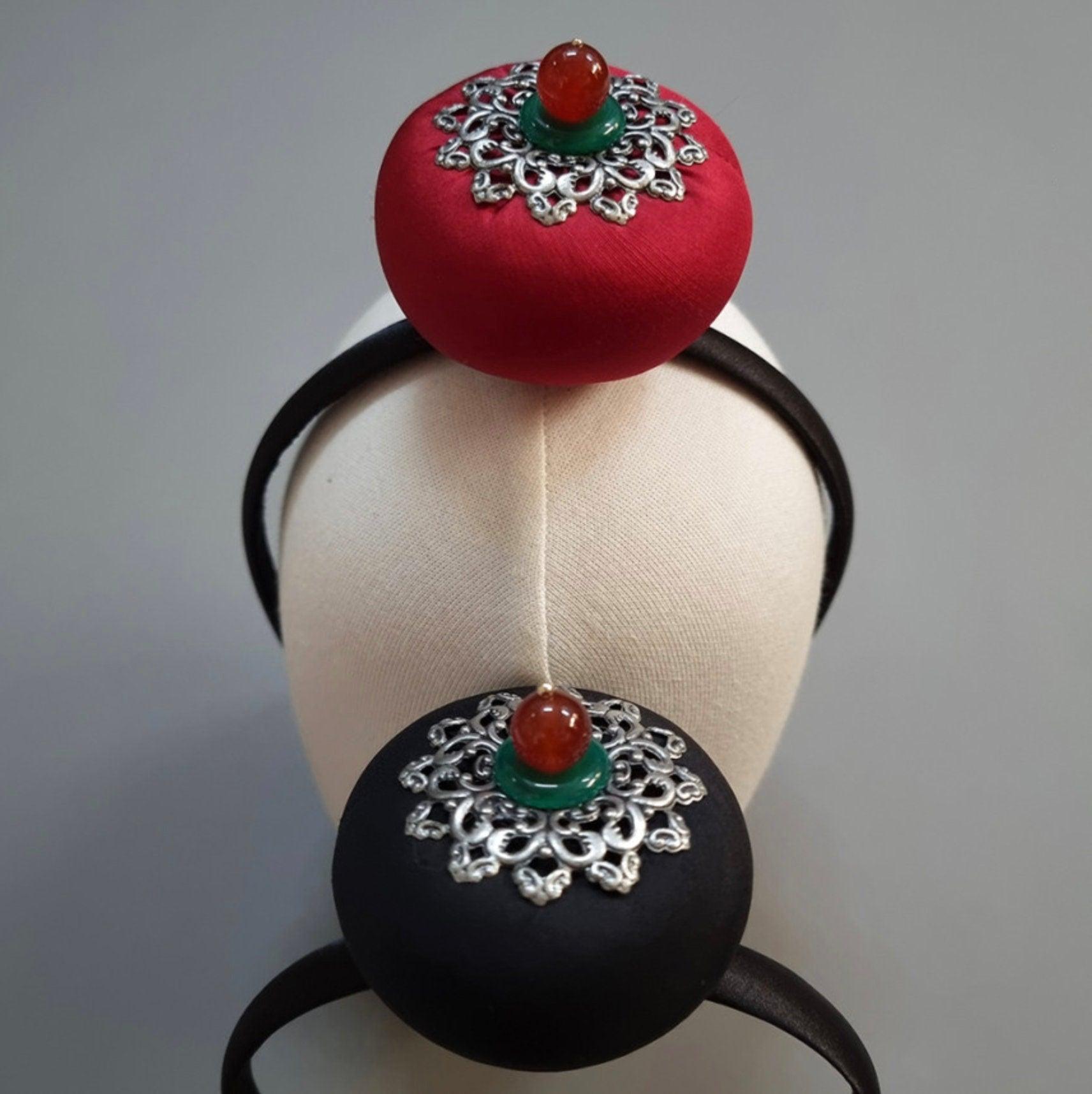 Silk Antique Headband - Native Korean