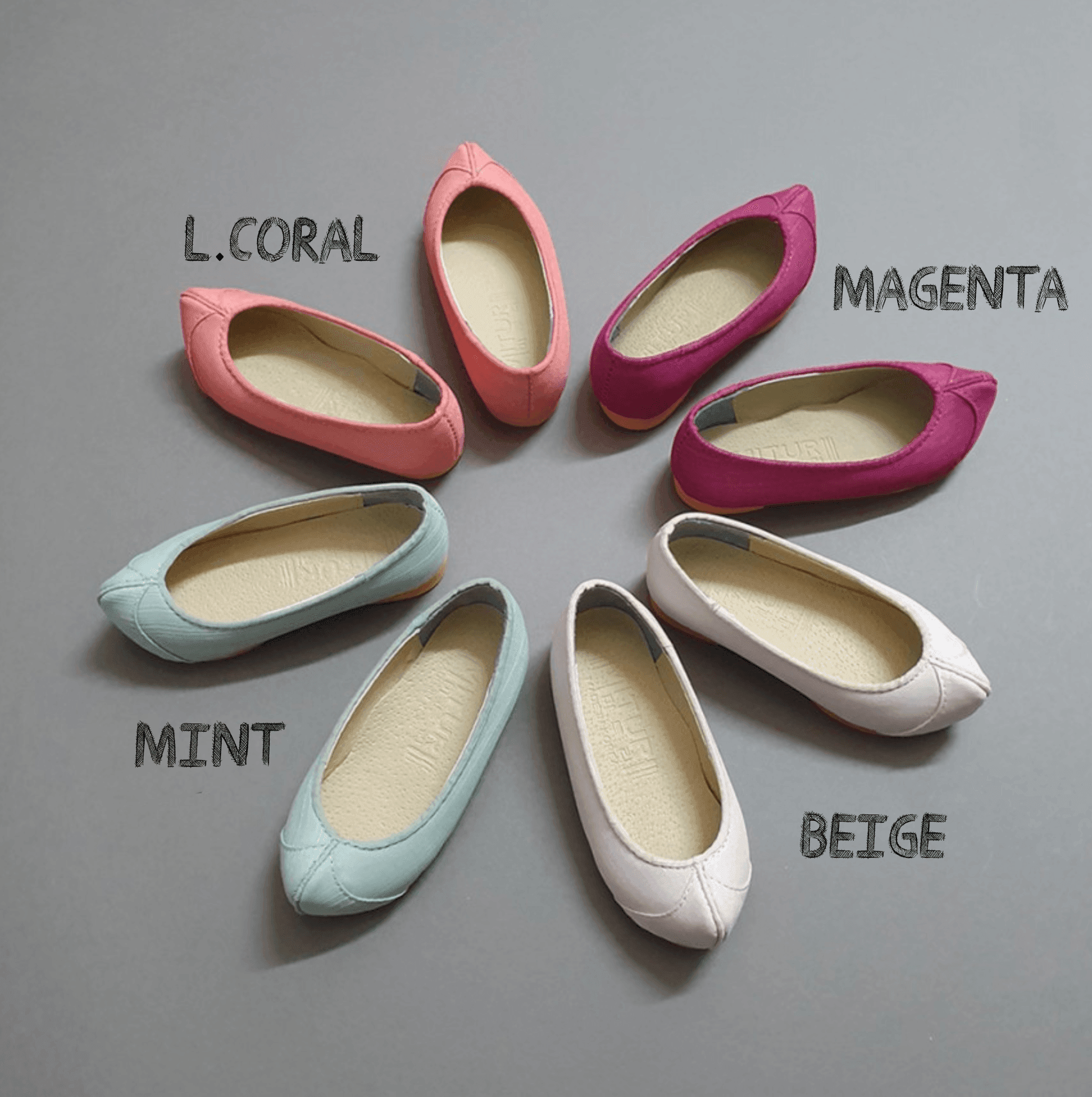 Stitched Solid Girl Hanbok Shoes (130~140mm) - Native Korean