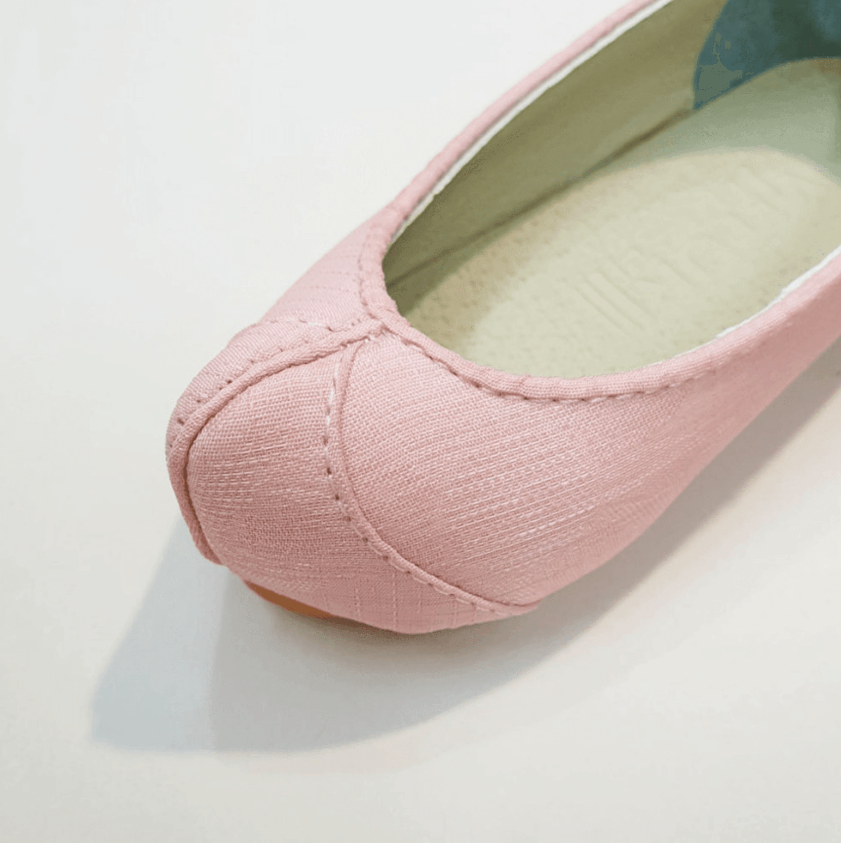 Stitched Solid Pink Girl Hanbok Shoes (130~140mm) - Native Korean