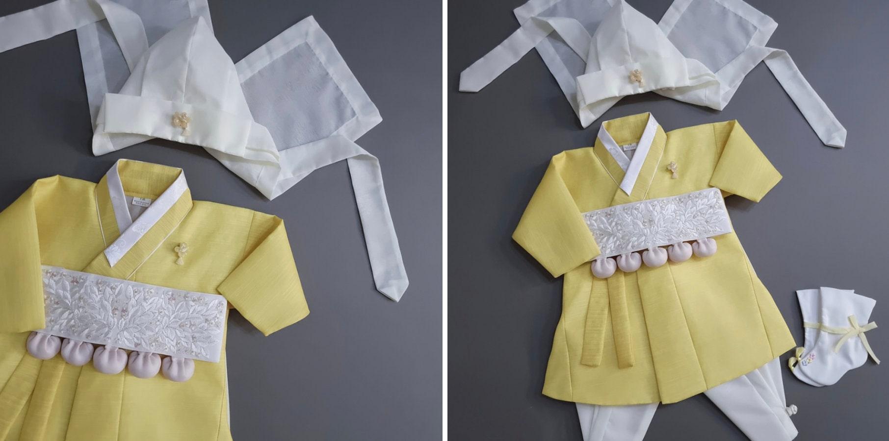 Sungjoon Lemon Ivory Boy Hanbok (100D-8YR) - Native Korean