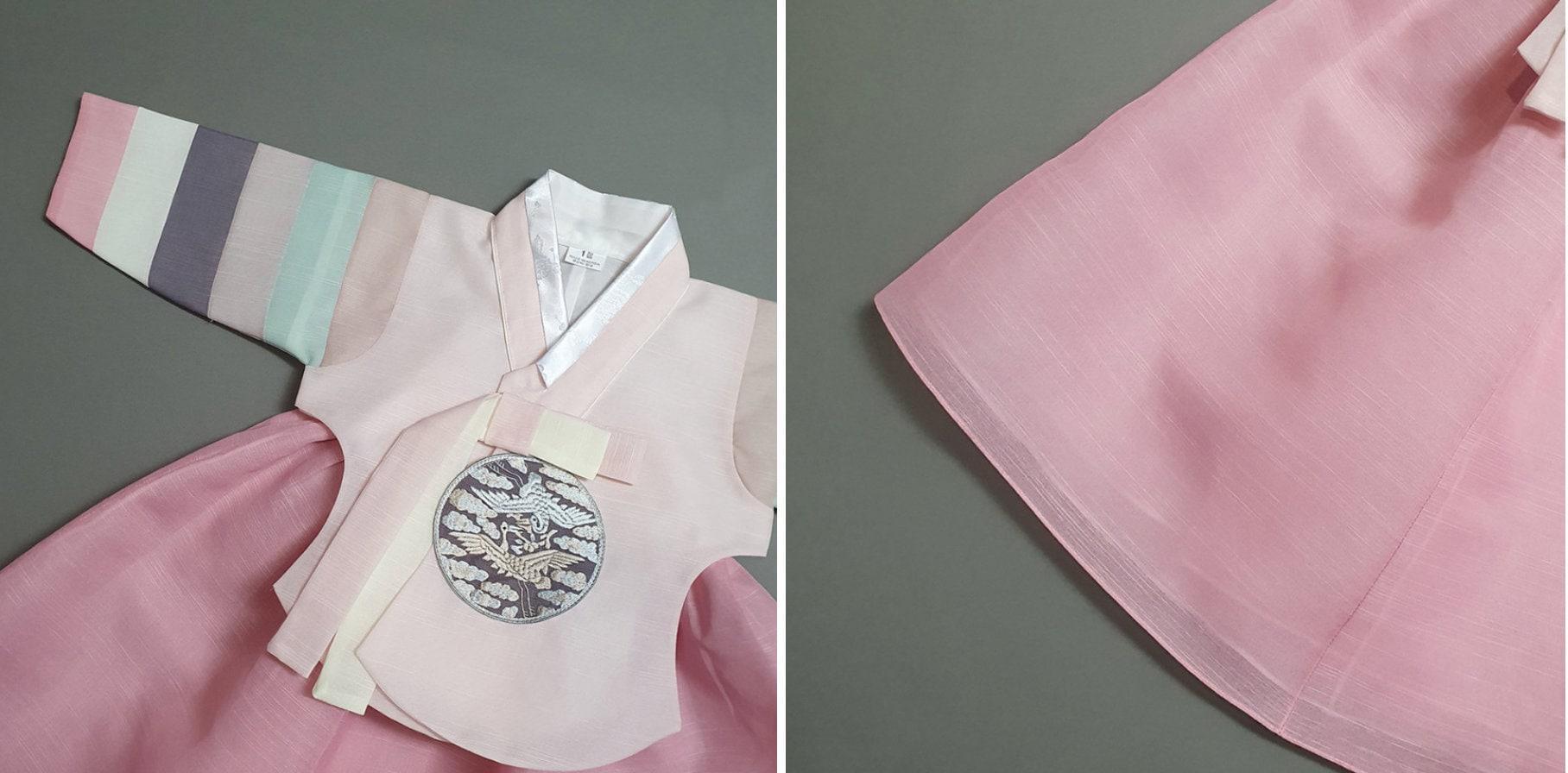 Yedong Pink Dangui L.Pink Girl Hanbok (100-15YR) - Native Korean