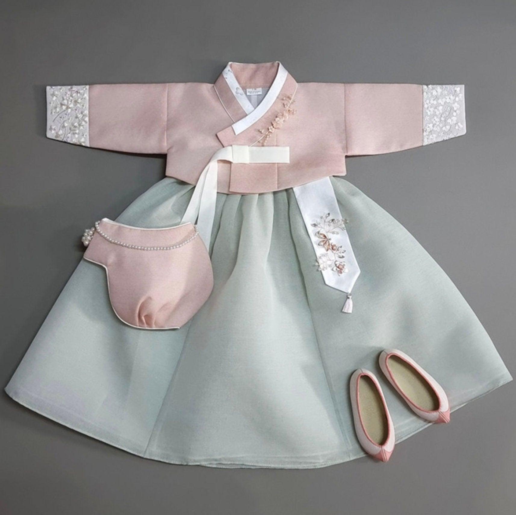 Yujin Jeogori-Green Skirt Girl Hanbok (100D-15YR) - Native Korean