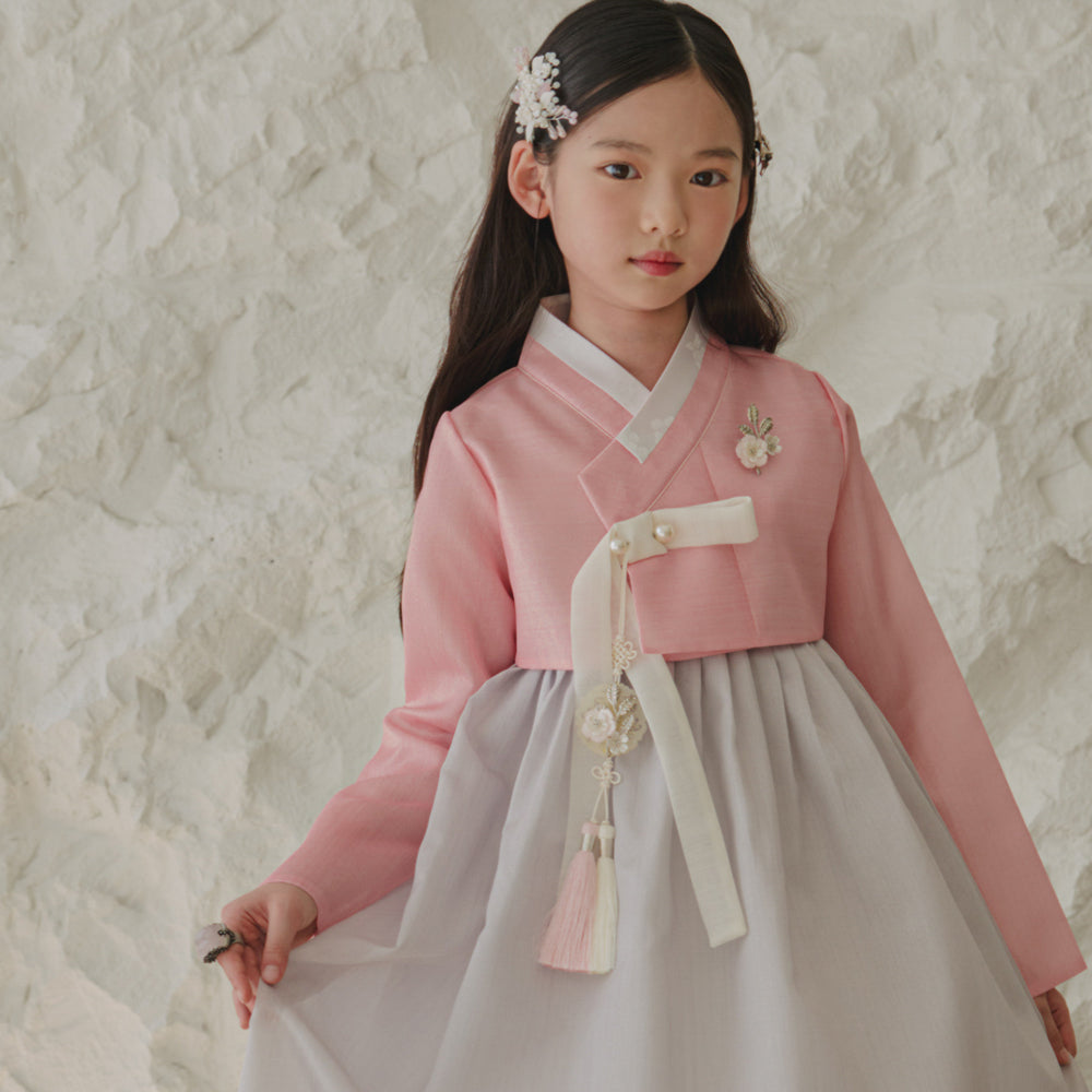 Joohee Pink Girl Hanbok (1-11YR)