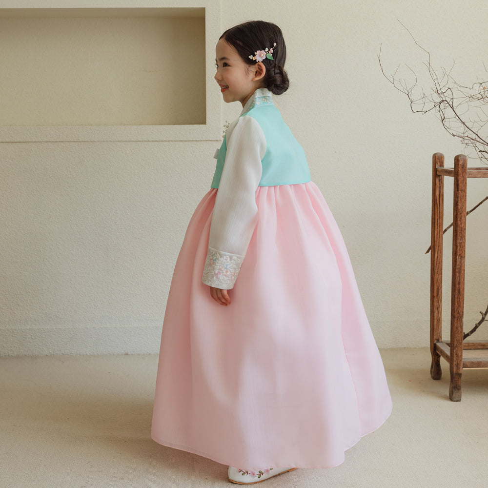 Soyoon Mint Pink Girl Hanbok (1-15YR)