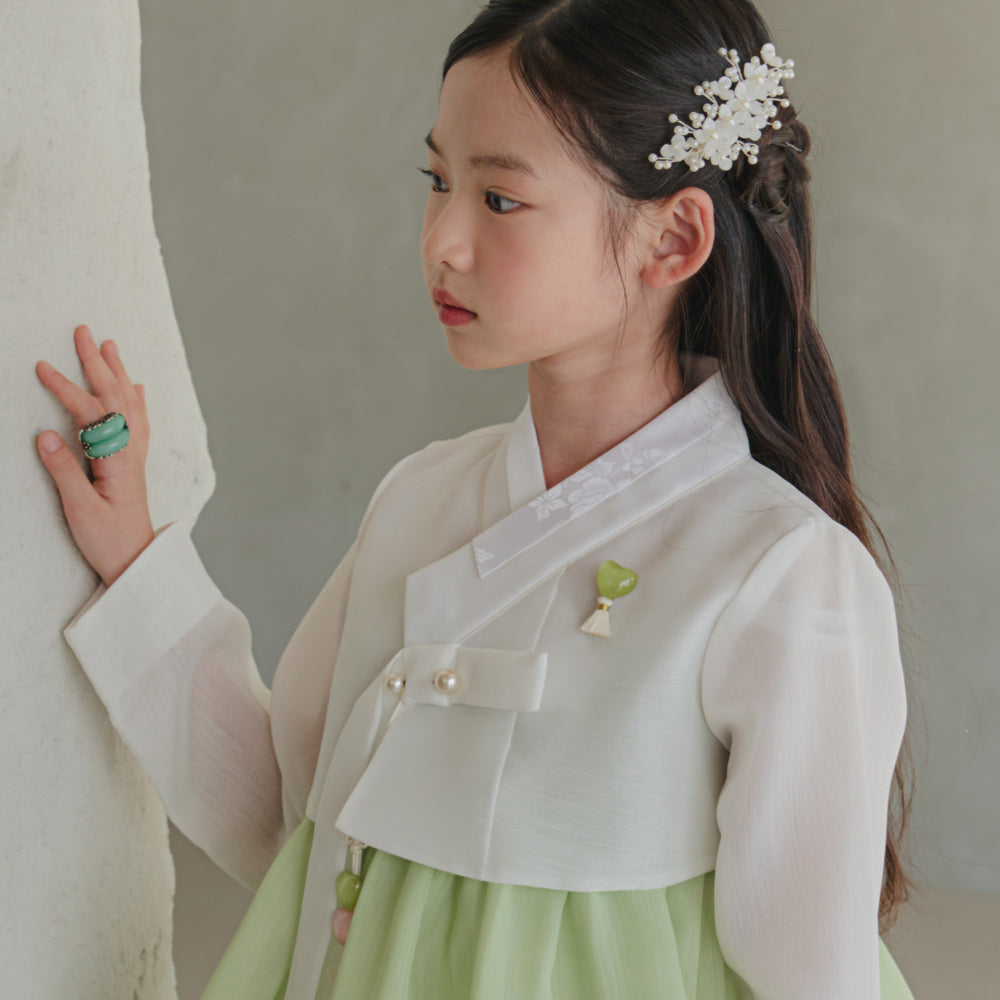 Blossom Green Girl Hanbok (1-10YR)