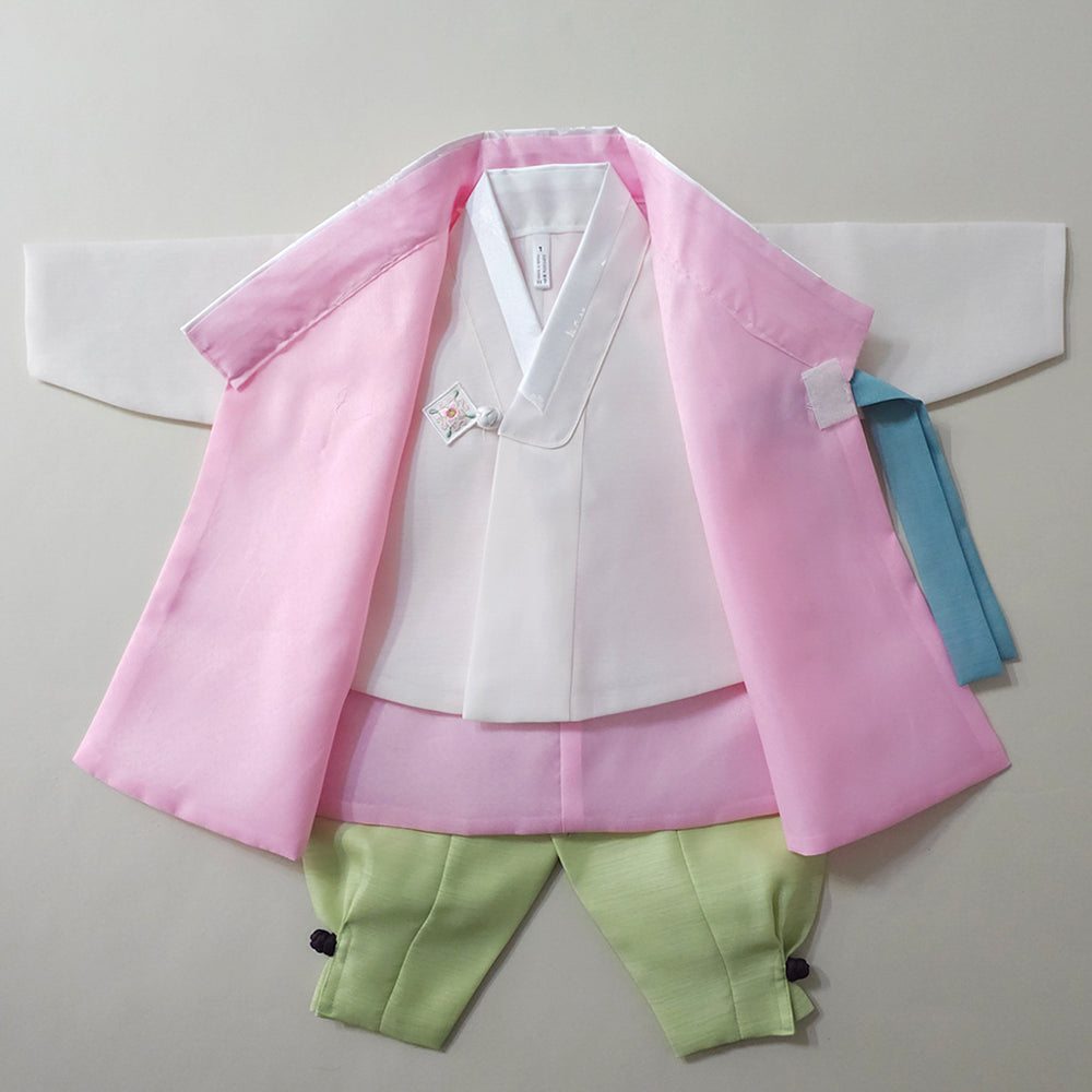Rajoon Pink Boy Hanbok (1-12YR)