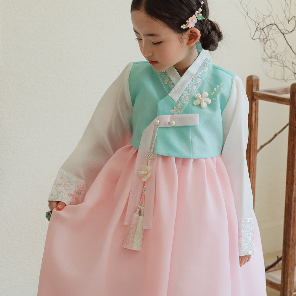 Soyoon Mint Pink Girl Hanbok (1-15YR)