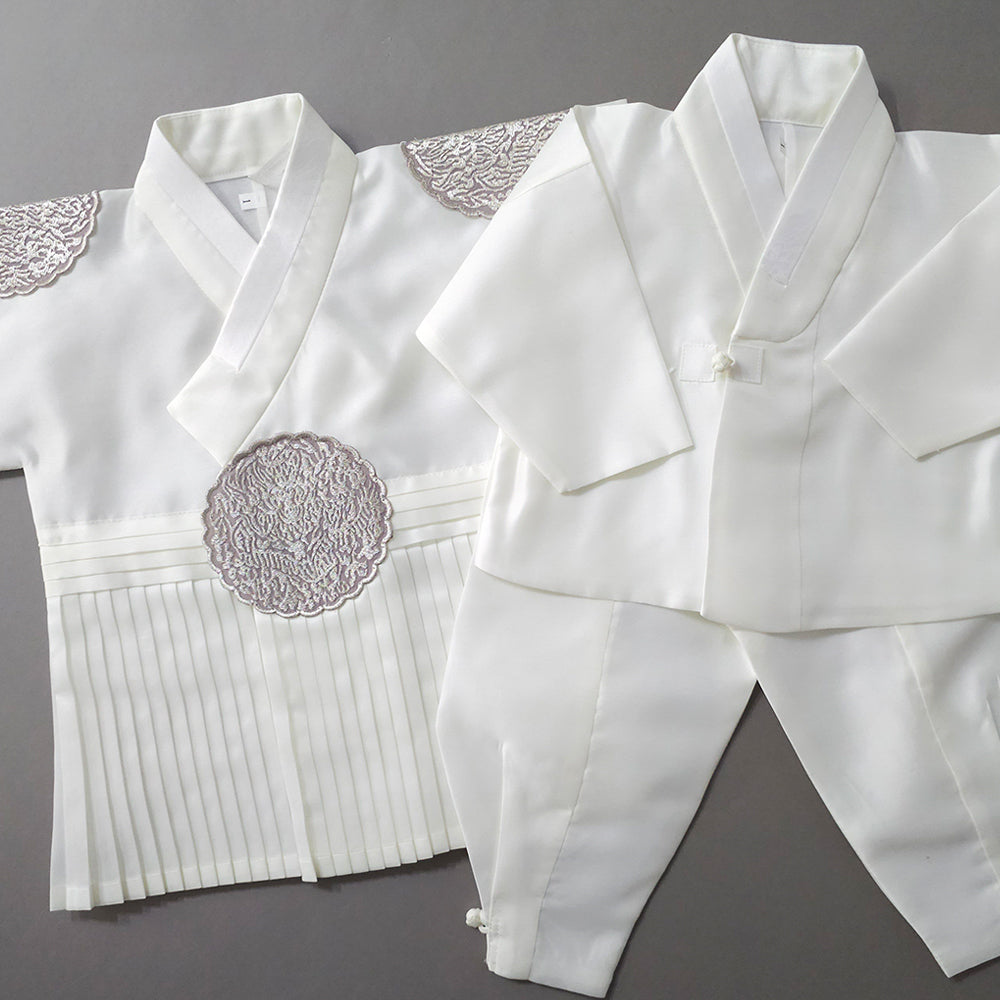 Sungkoon Pleated Ivory Boy Hanbok (100D-10YR)