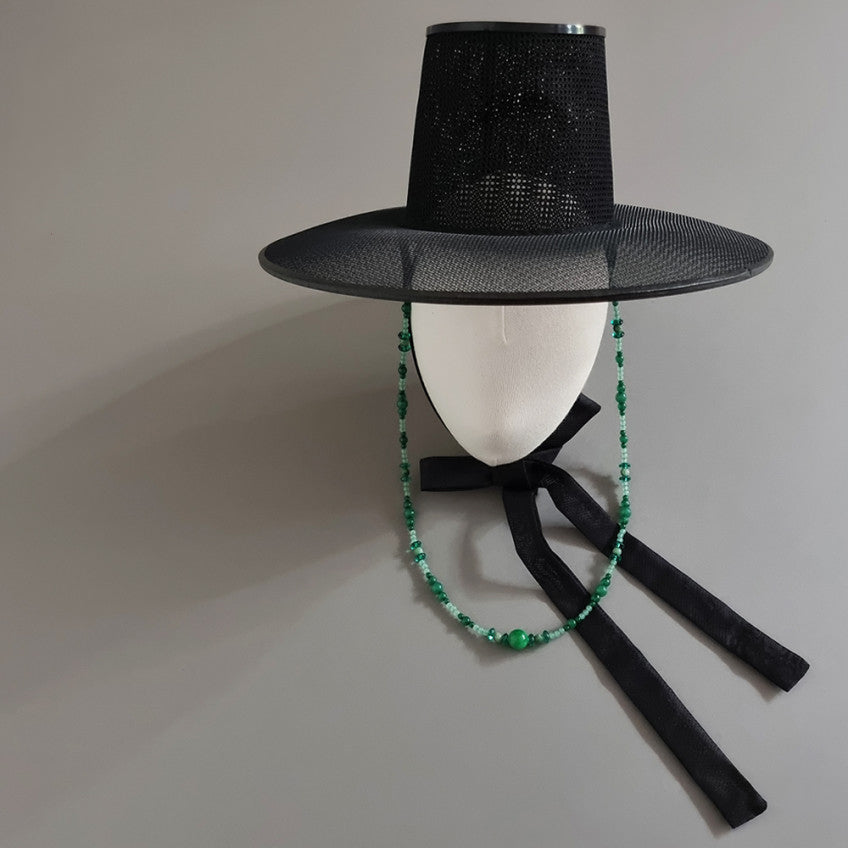 Natural Stone Gat String - Green