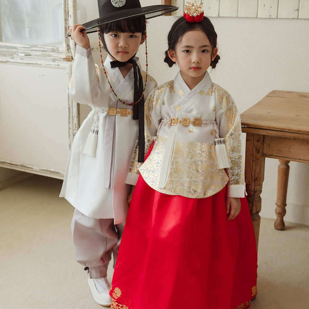 Moorin Red Skirt Girl Hanbok (1-12YR)
