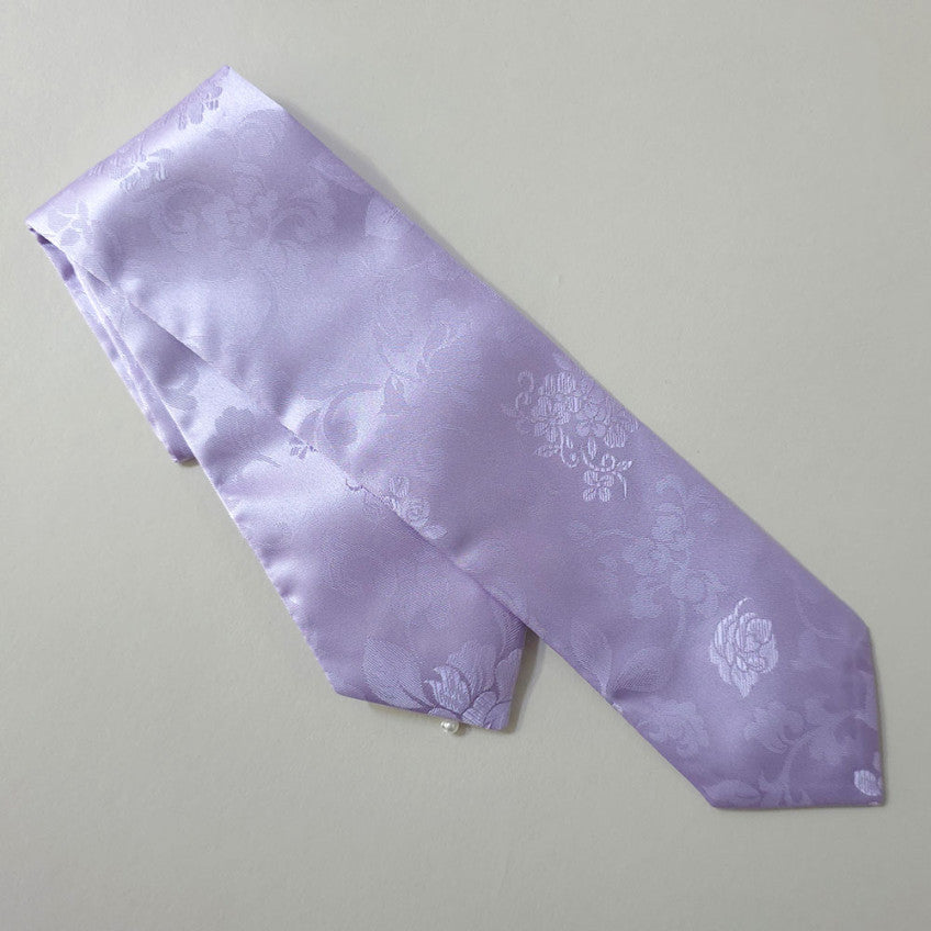 Lavender Floral Hair Tie