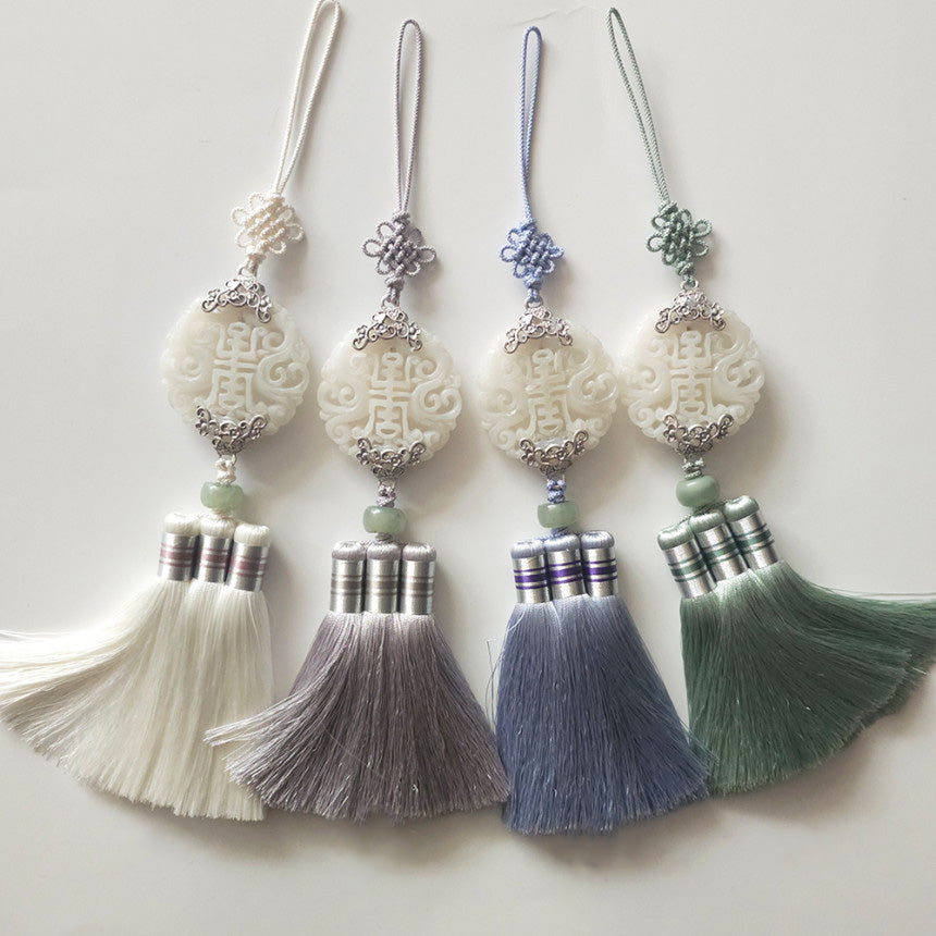 Green Jade Harmony Tassel Norigae