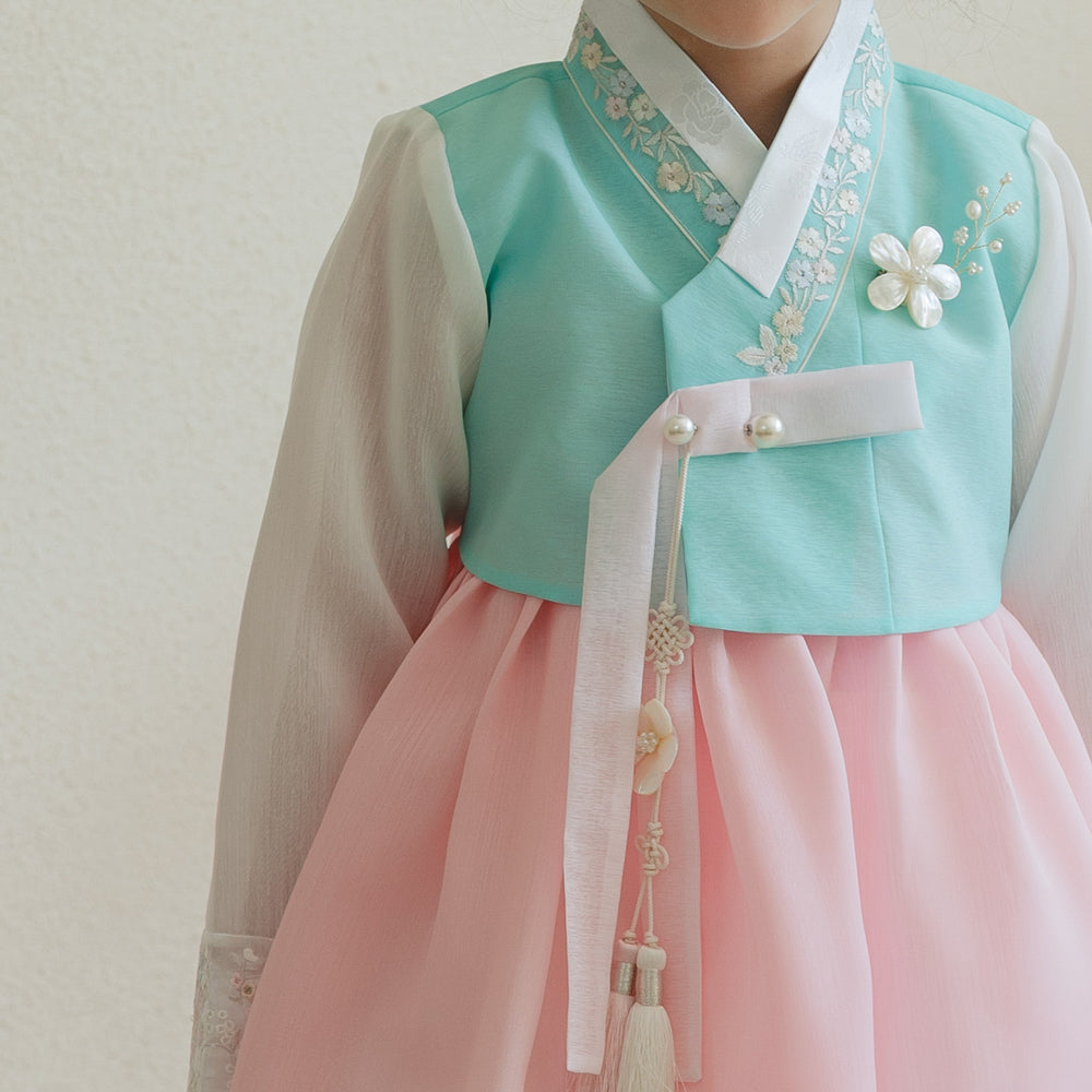 Soyoon Mint Pink Girl Hanbok (1-15YR)