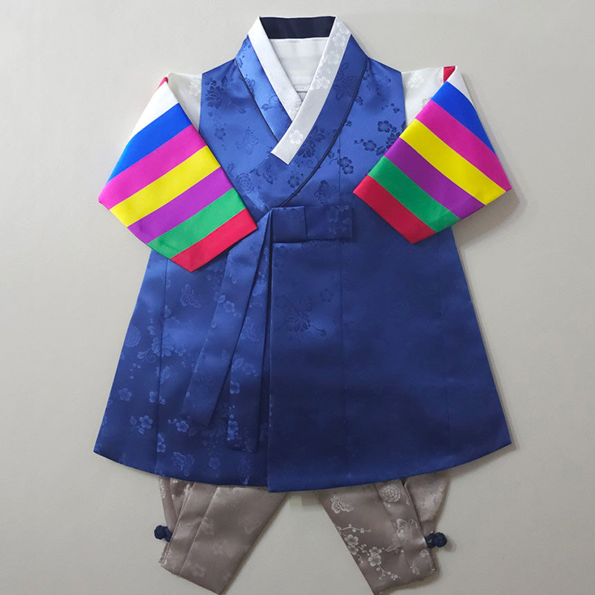 Minjae Saekdong Blue Boy Hanbok (100D-10YR)