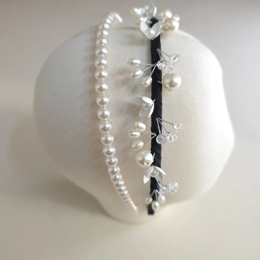 Classic Pearl Headband - Native Korean