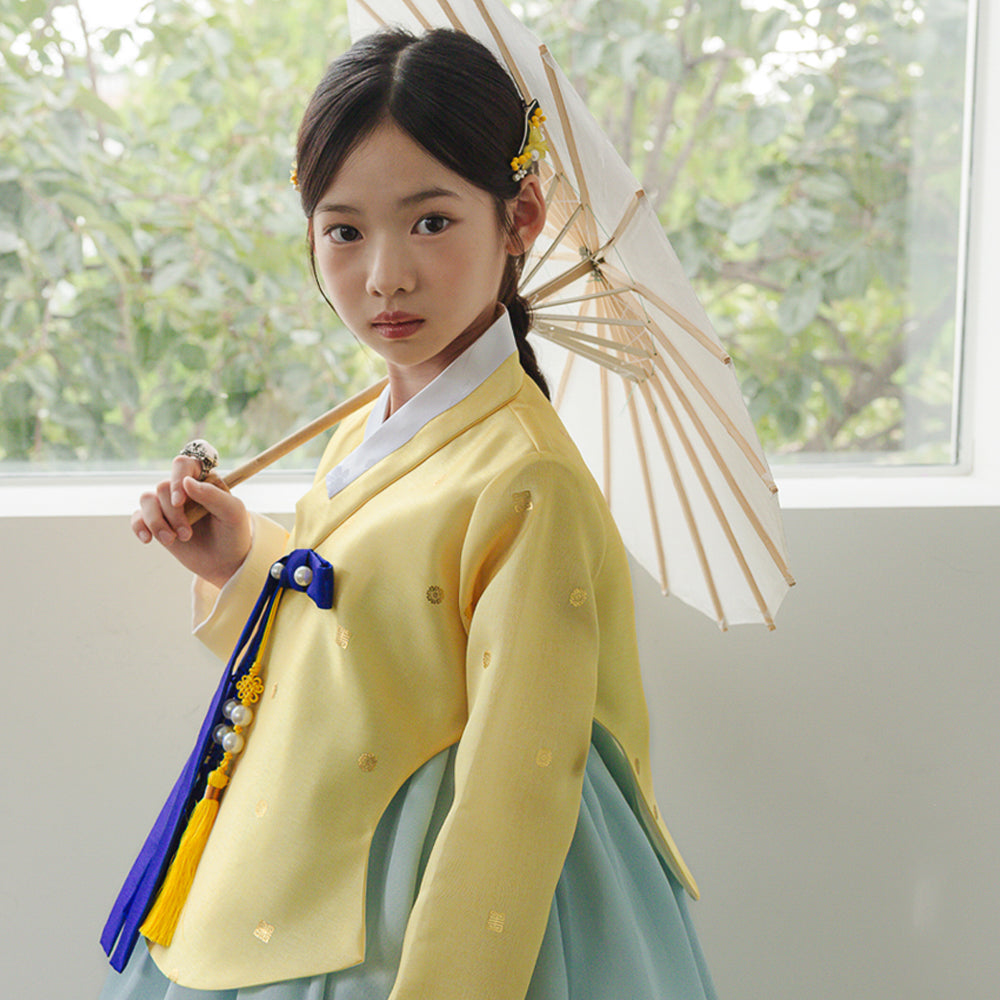 Ian Yellow Sky Girl Hanbok (1-12YR)