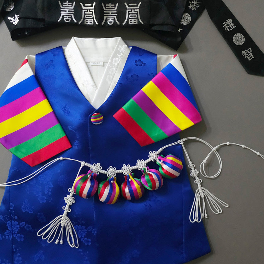 Hoo Blue Boy Hanbok (100D-1YR)