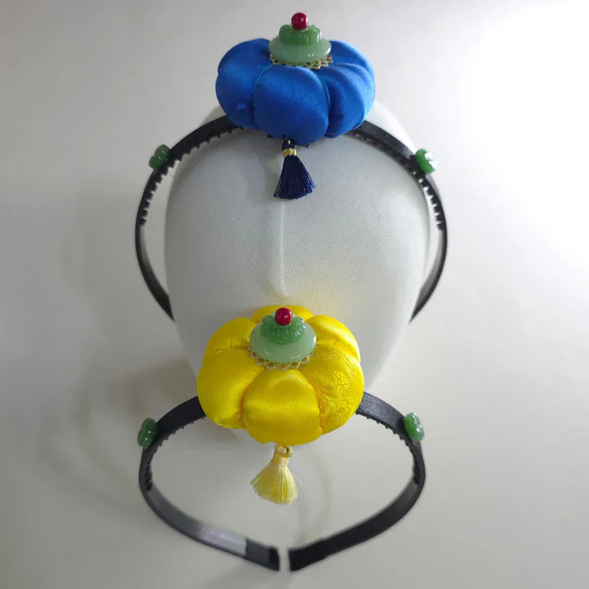 Mooi Vivid Pumpkin Headband - Native Korean