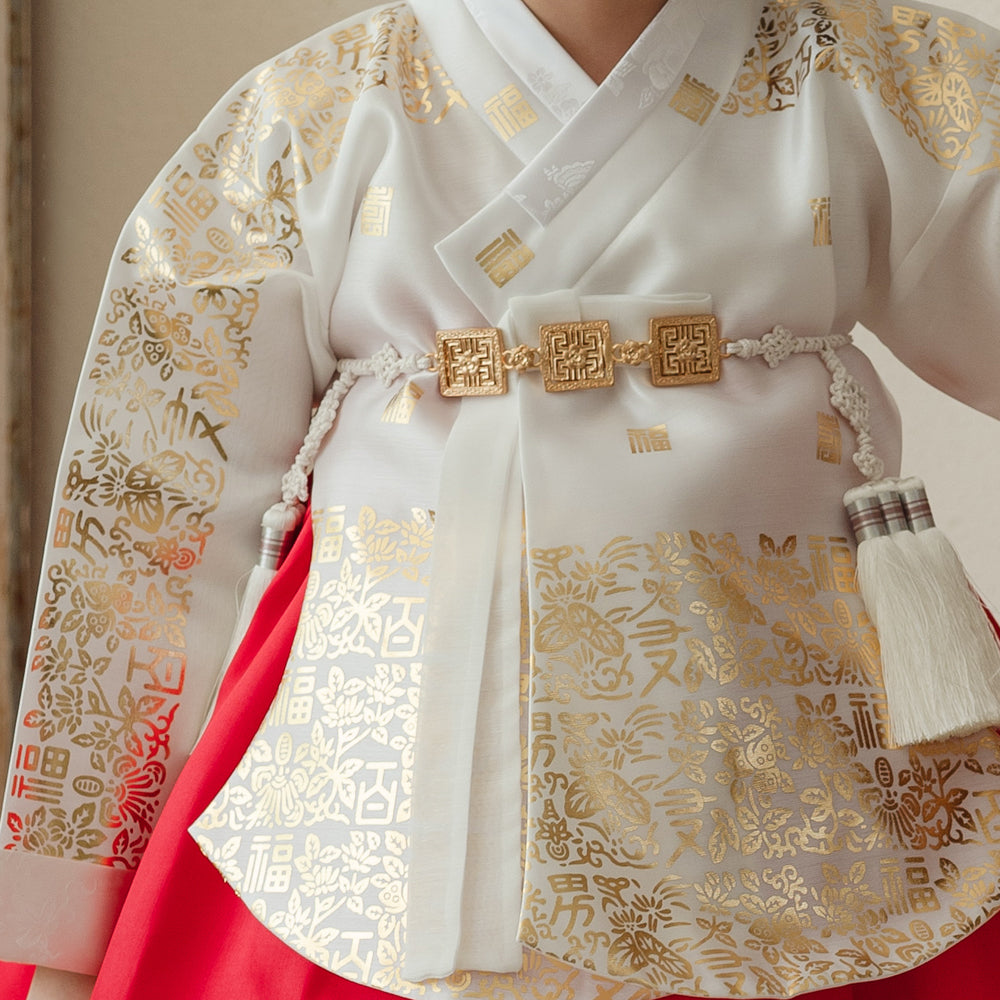 Moorin Red Skirt Girl Hanbok (1-12YR)