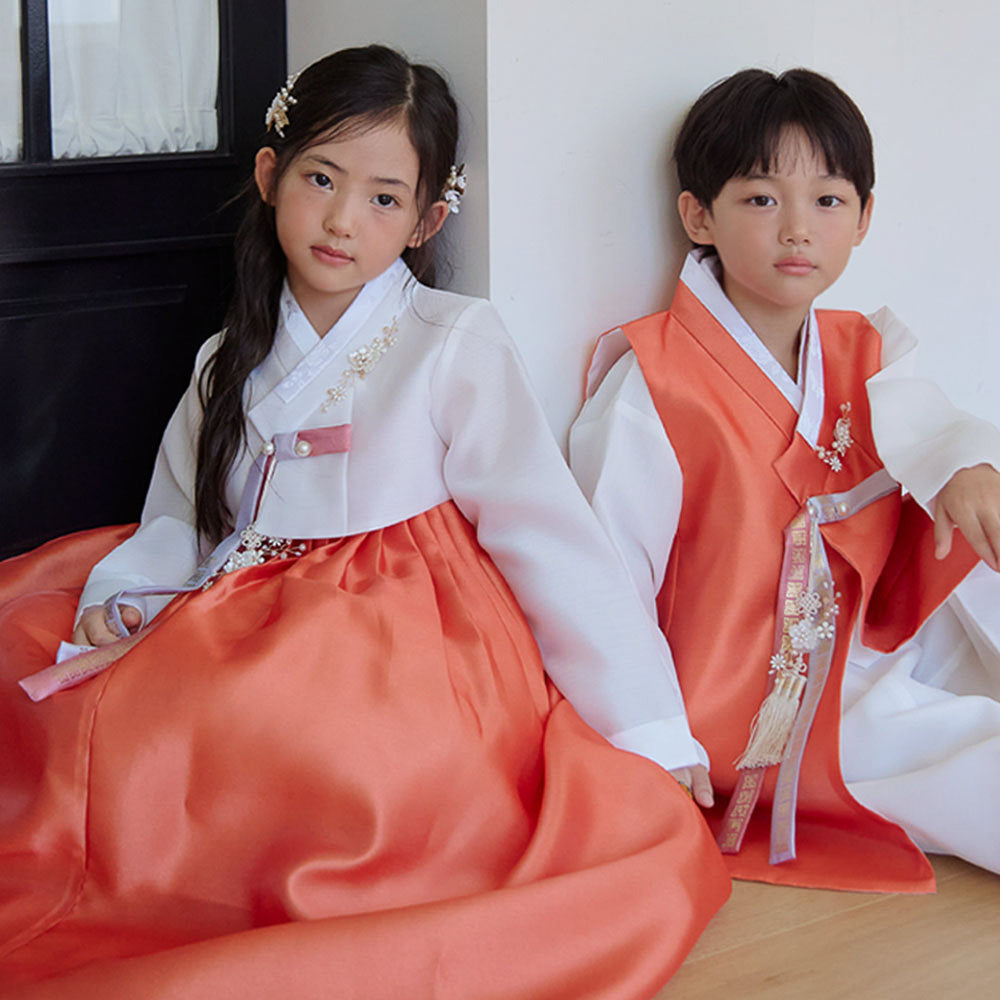 Eunkyo Coral Vest Boy Hanbok (1-12YR)