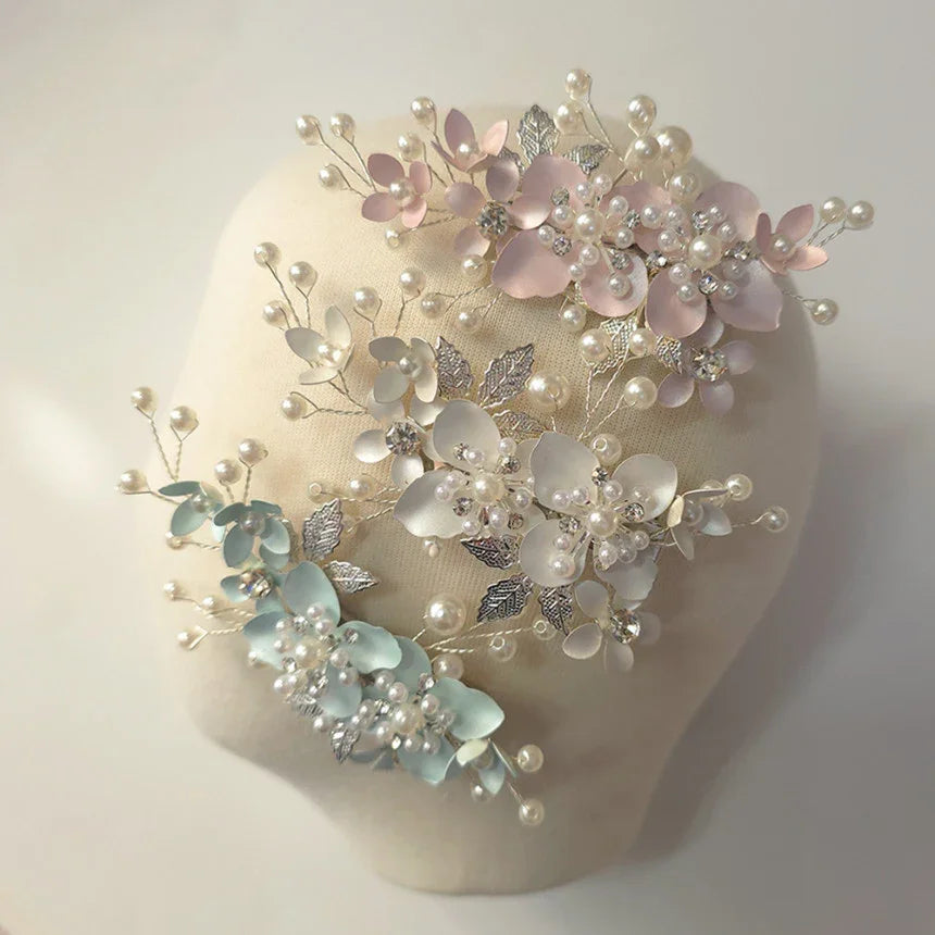 Soft Bloom Pearl Floral Brooch - Native Korean