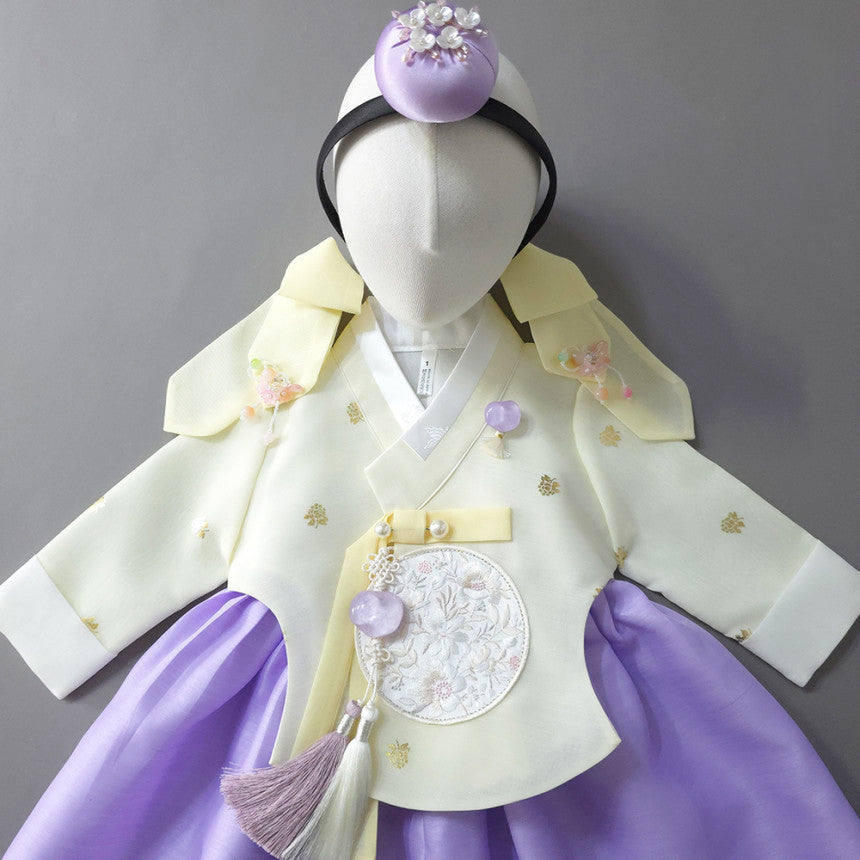 Yebon Yellow Red Girl Hanbok (1-8YR)