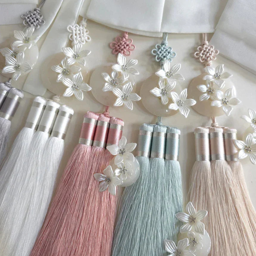 Trio Floral Tassel Norigae