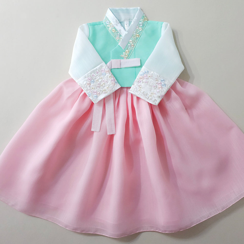 Soyoon Mint Pink Girl Hanbok (1-15YR)
